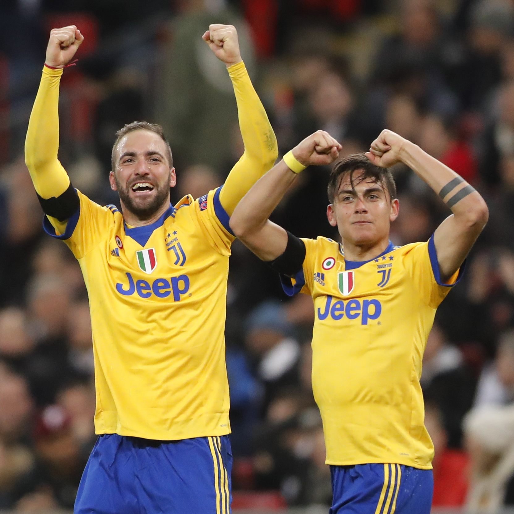 Gonzalo Higuain und Paulo Dybala schossen Juve ins Viertelfinale.
