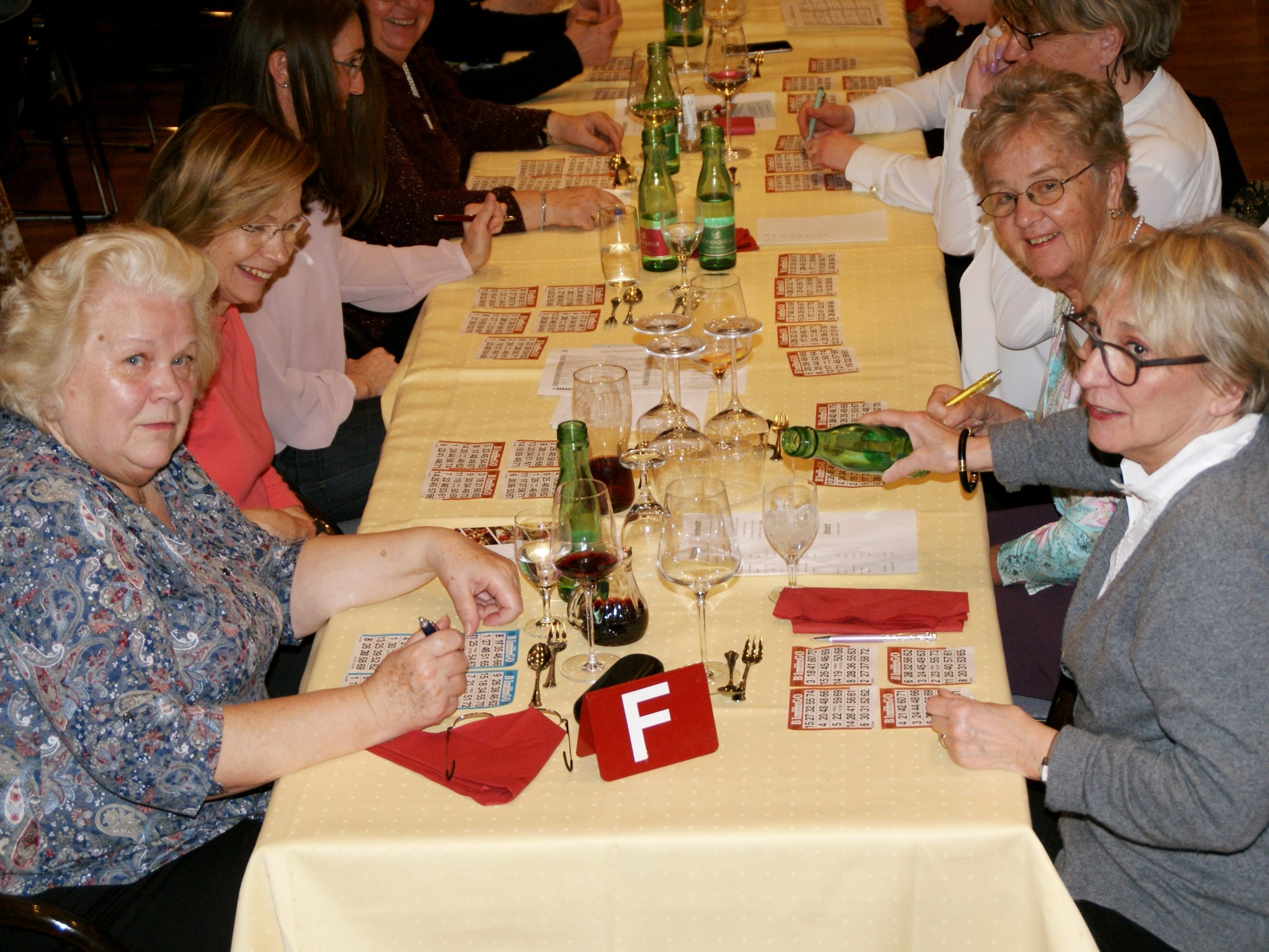 Spaß beim Bingo
