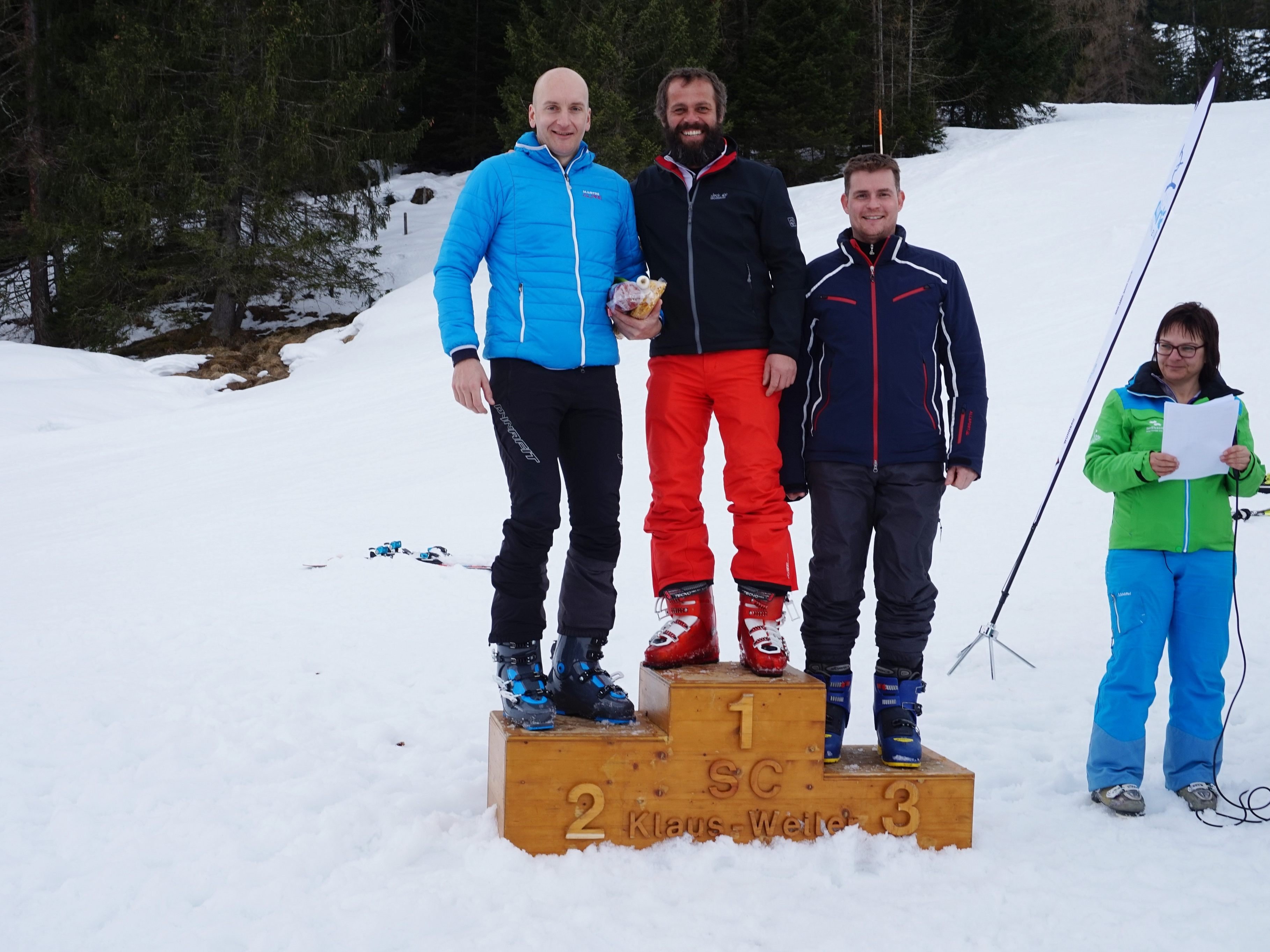 Preisverteilung - Andreas, Edgar u. Jürgen