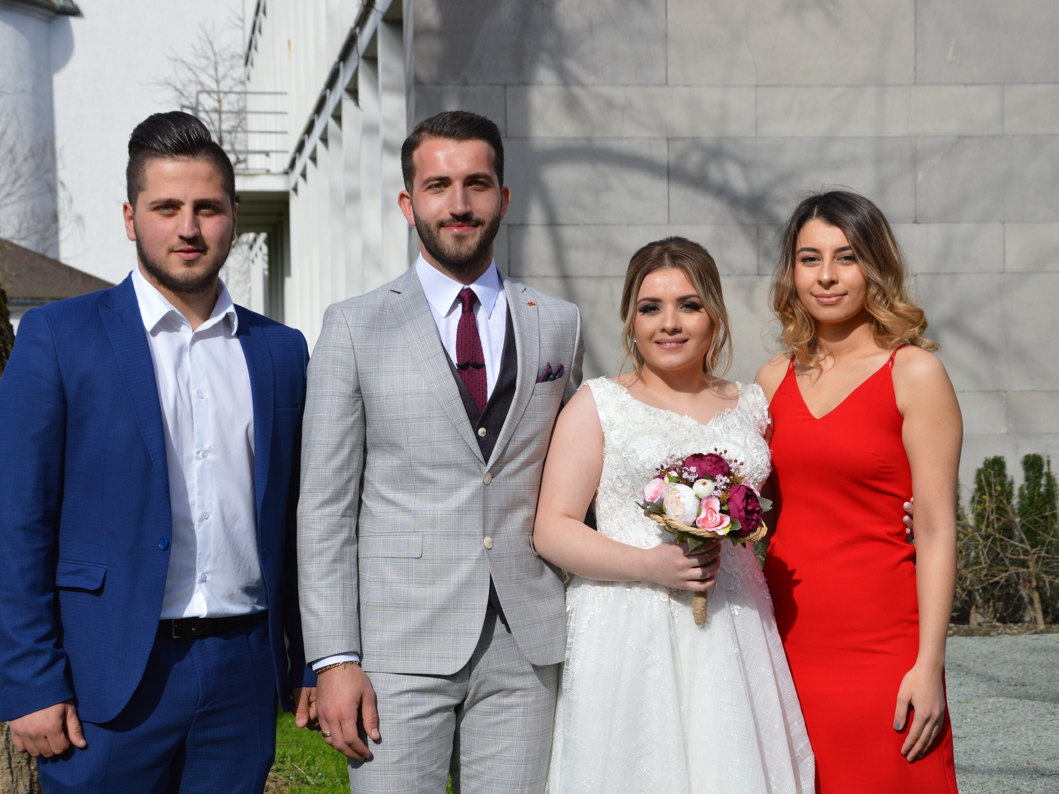 Merve Önel und Ali Oguzhan Kilic feierten im Lustenauer Rathaus ihre standesamtliche Trauung.