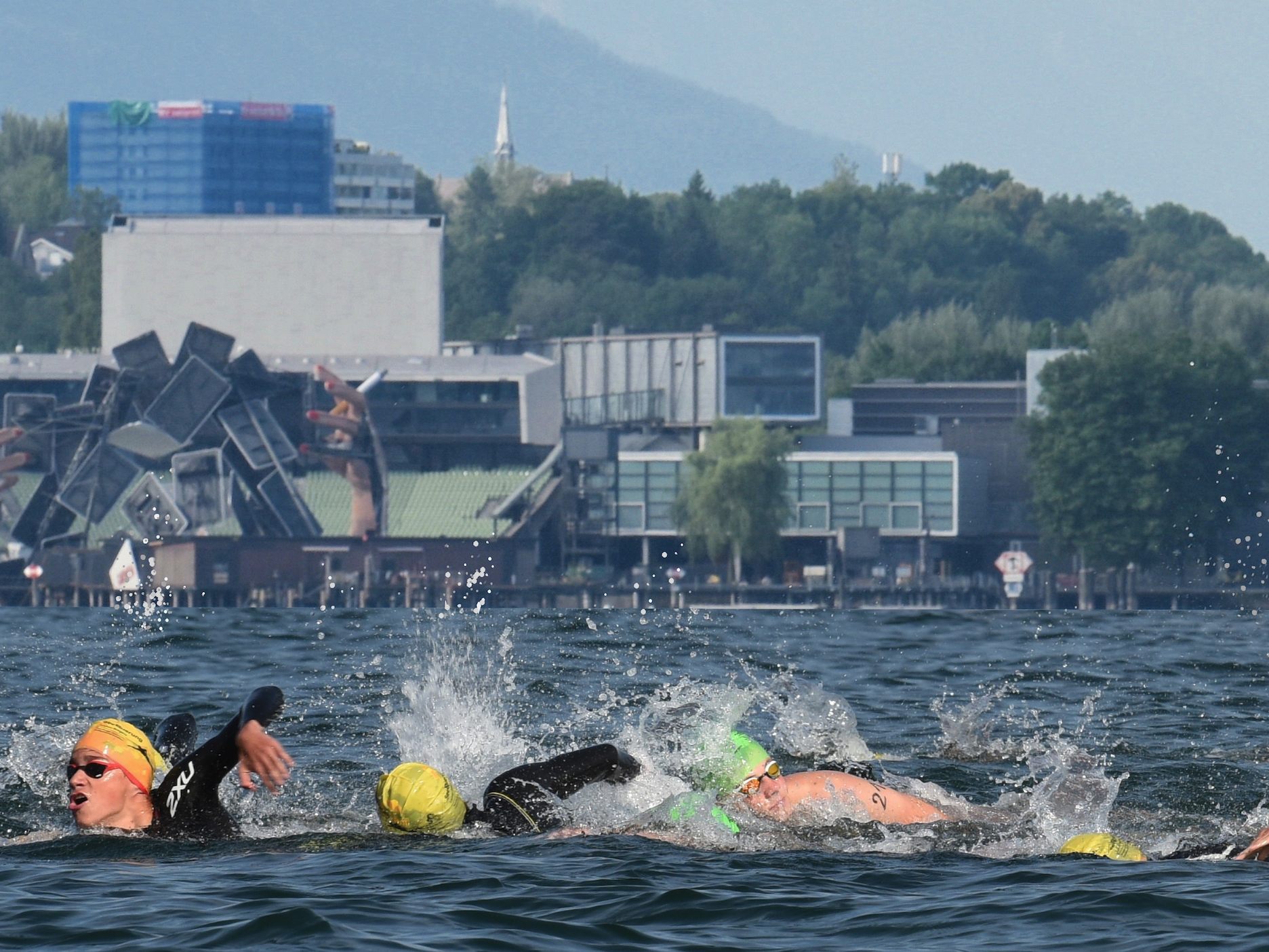 Freiwasserevent SeeQuerung am 7. Juli