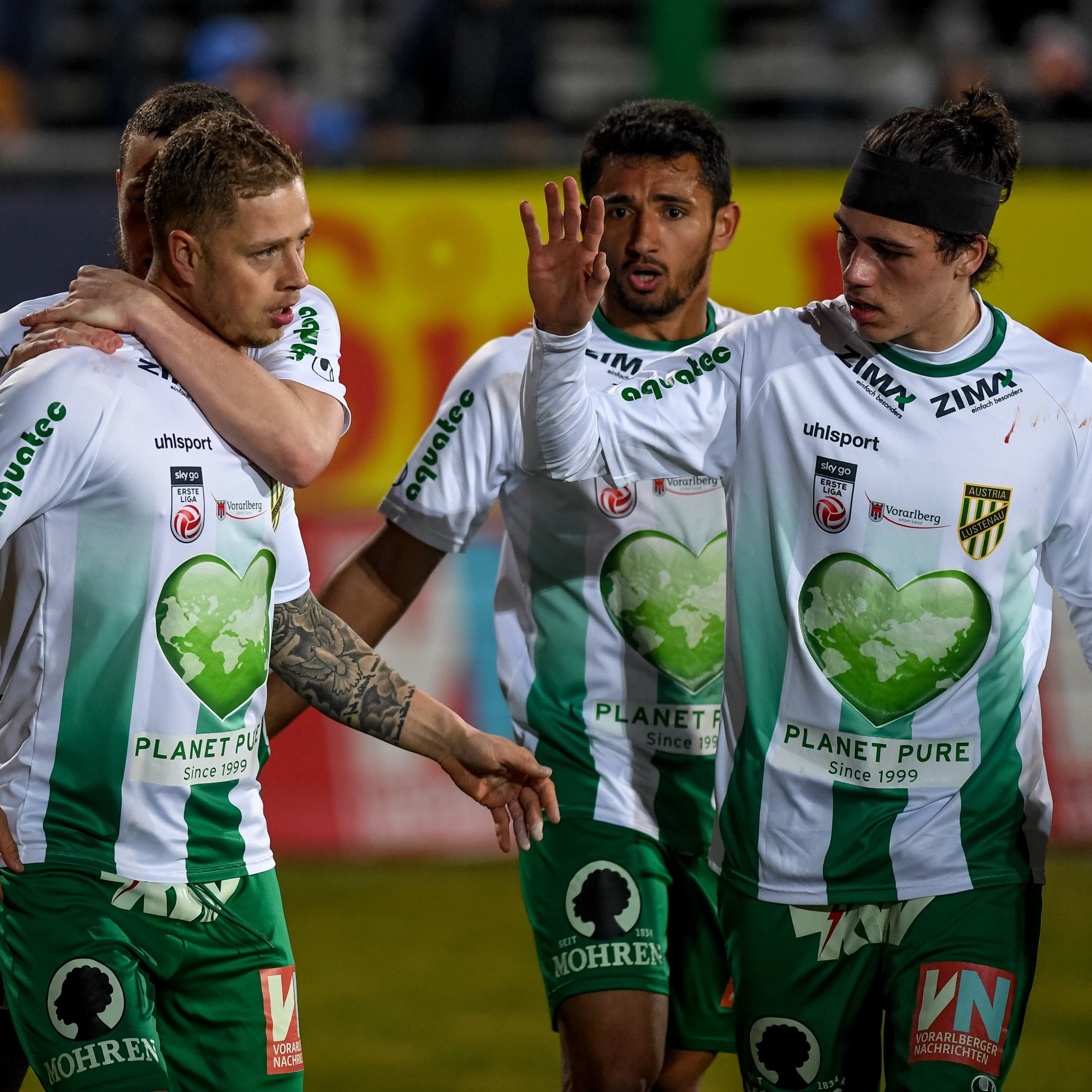 Das Team der Lustenauer Austria jubelte heute über einen 3:1-Heimsieg.