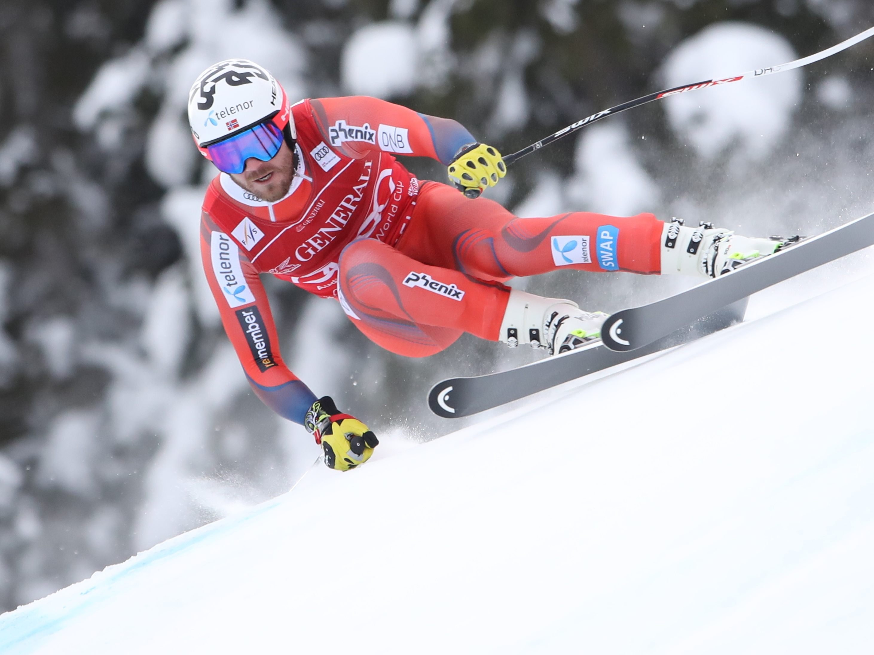 in dieser Saison kein Österreicher auf dem Super-G-Podest.