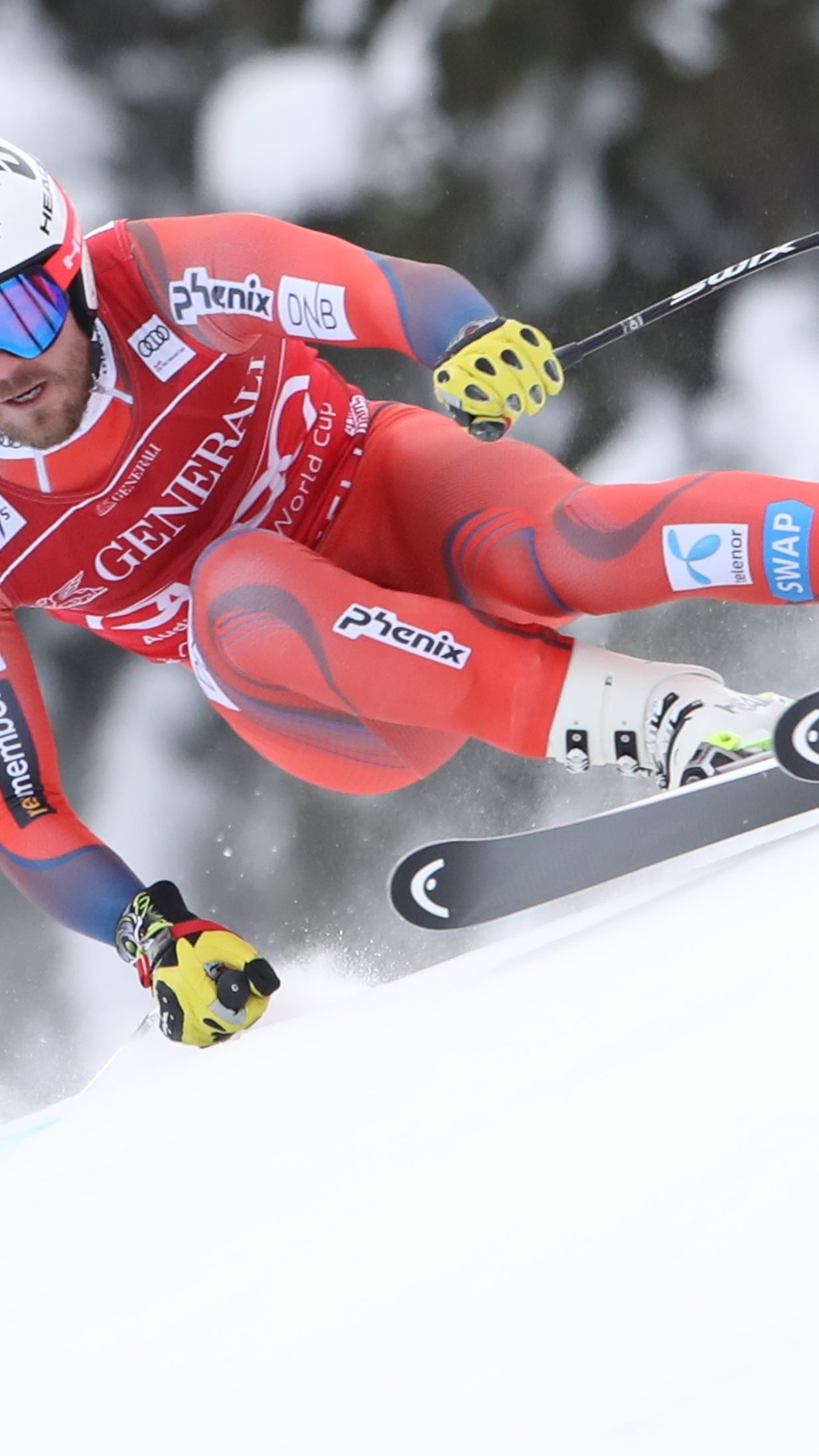 in dieser Saison kein Österreicher auf dem Super-G-Podest.