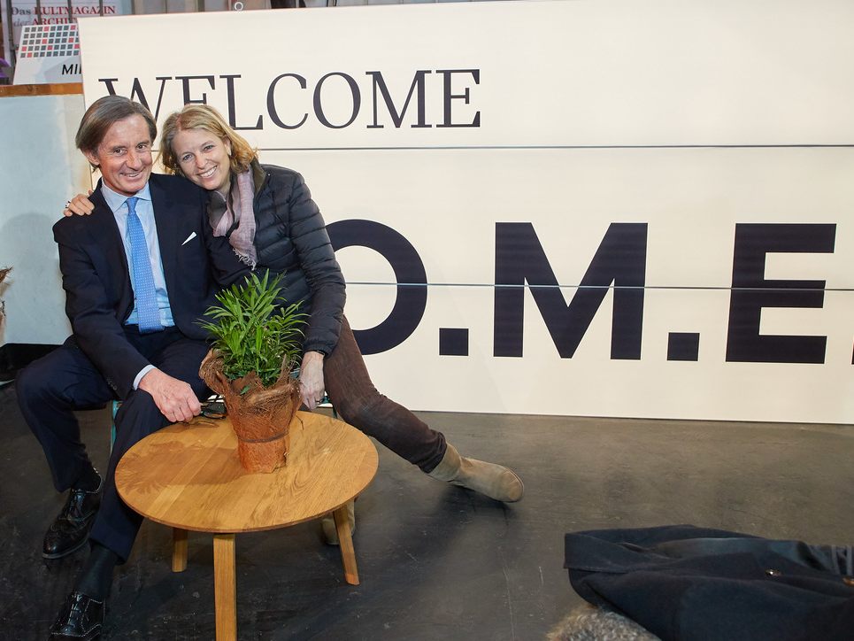 Bei der Eröffnung der Homedepot Messe in Wien.