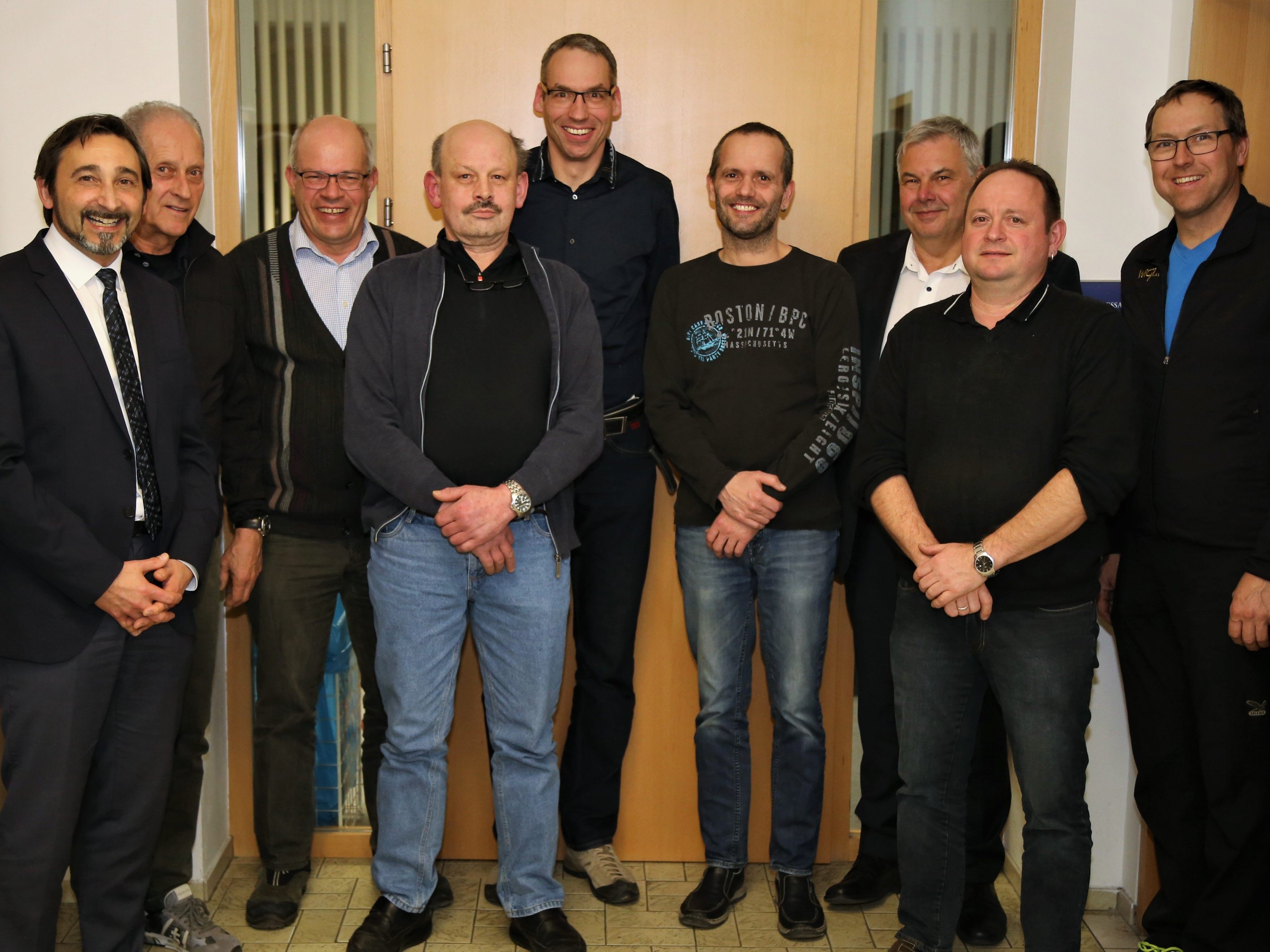 Der Vorstand der Wirtschaftsgemeinschaft Gisingen mit neuem Beirat Karlheinz Strigl (Bsundrig’s).