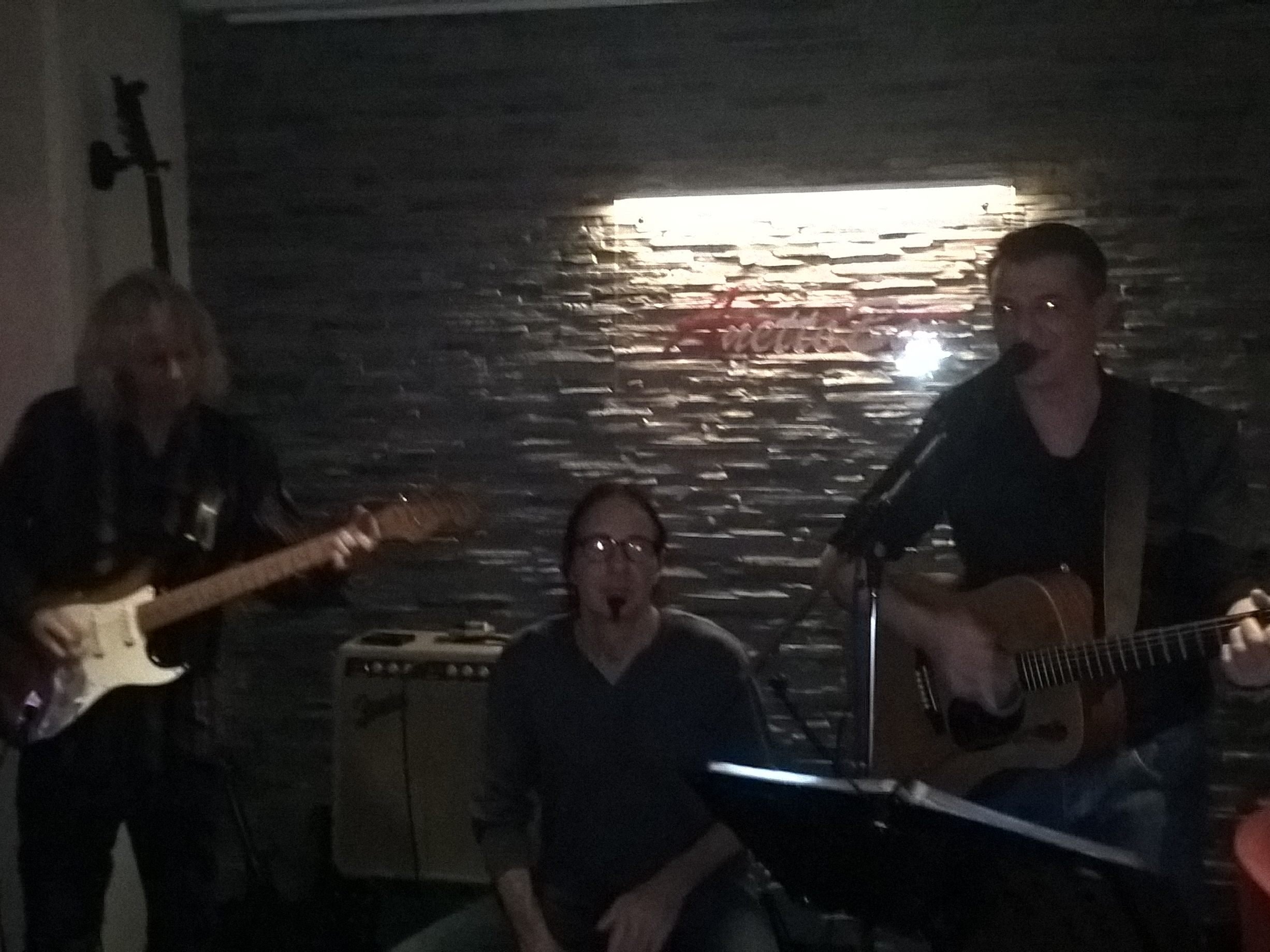 Charly Moos, Chris Frick und Michael „Miggi“ Mießgang in Action Charly Moos, Chris Frick und Michael „Miggi“ Mießgang in Action