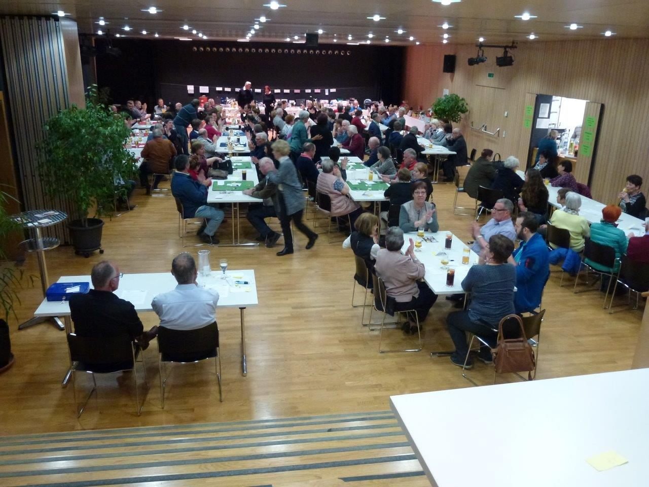 Preisjassen 2017, Großer Pfarrsaal Tisis