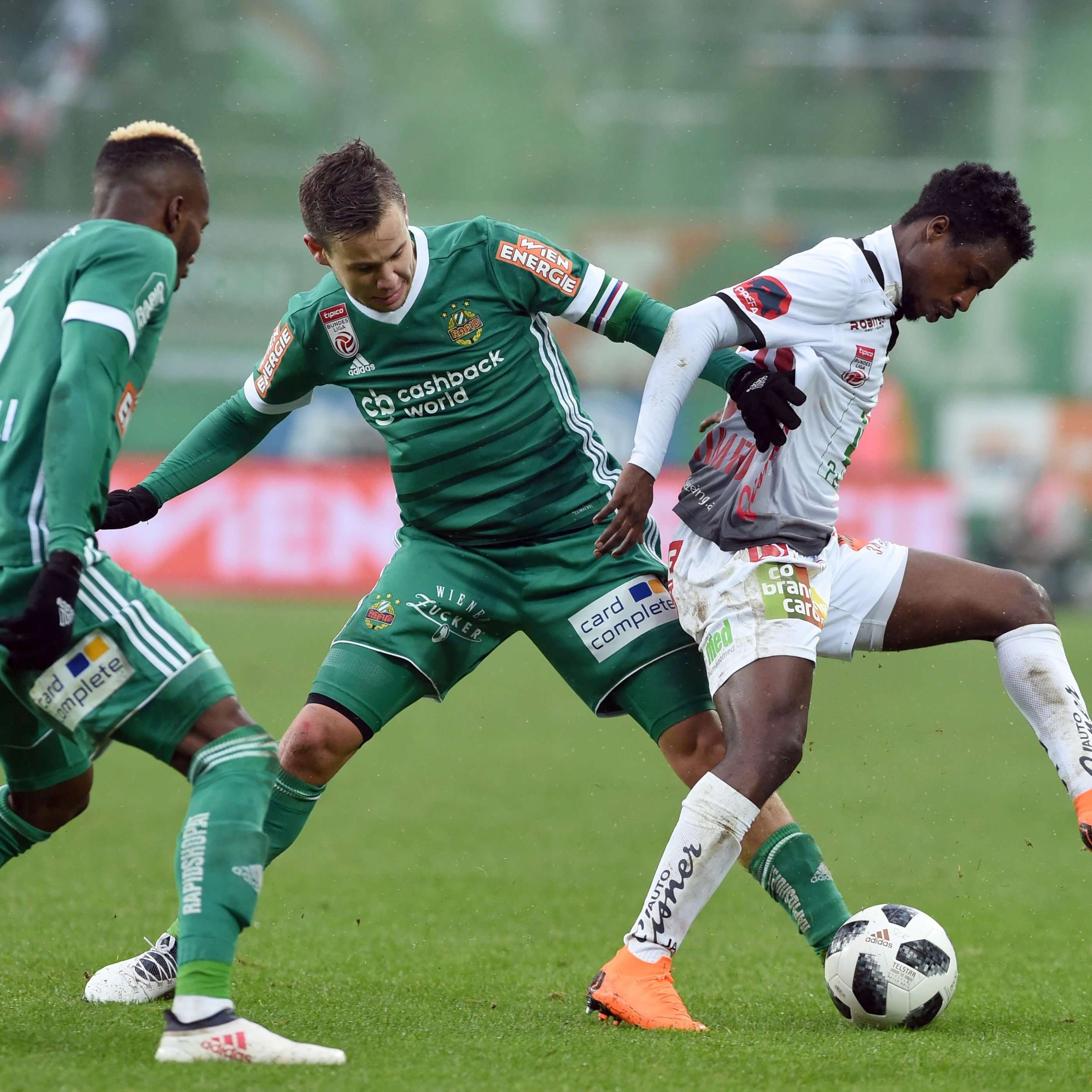 So verlief das Match zwischen Rapid Wien und dem WAC