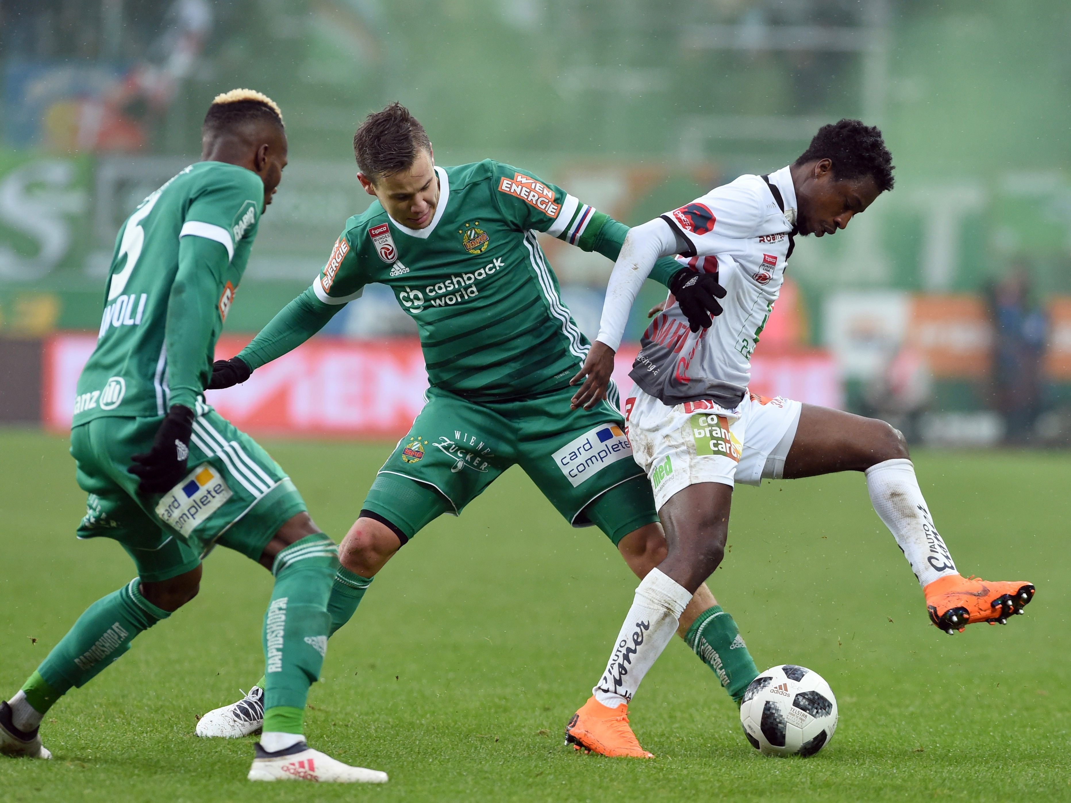So verlief das Match zwischen Rapid Wien und dem WAC