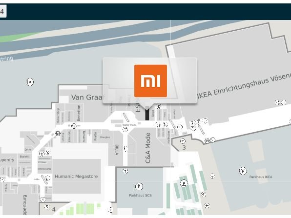 Hier soll der Xiaomi Store im SCS entstehen.