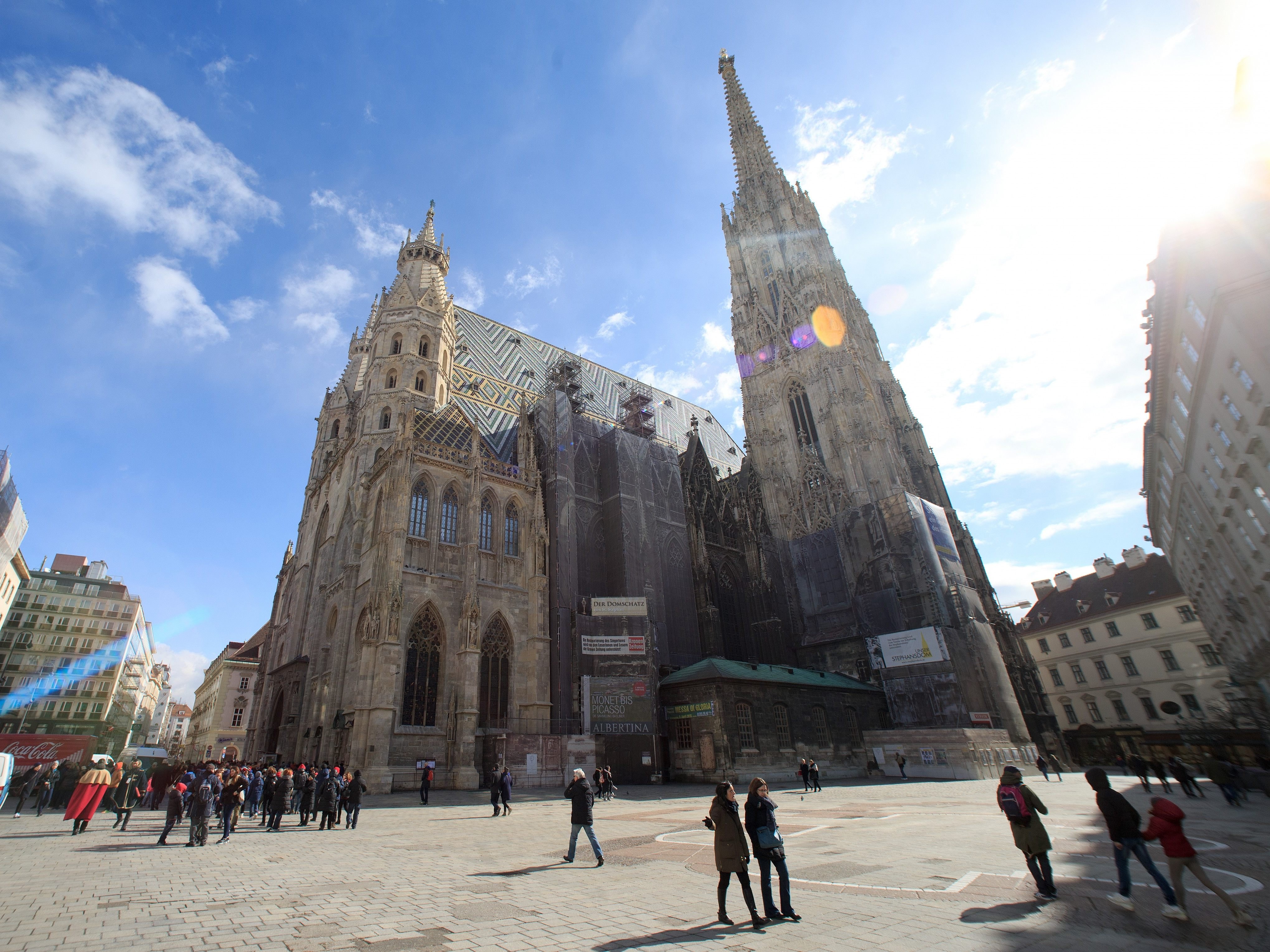 Frost und Kälte setzen dem Stephansdom zu Frost und Kälte setzen dem Stephansdom zu