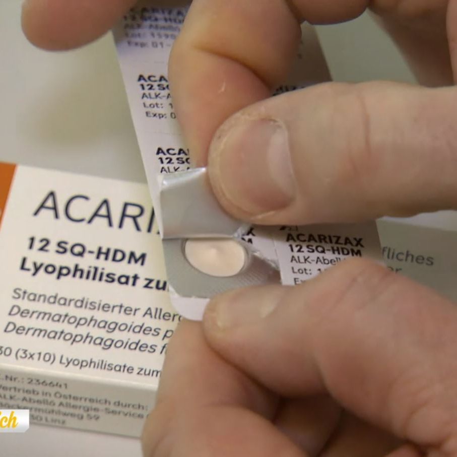 Neue Tabeltte gegen Hausstauballergie.