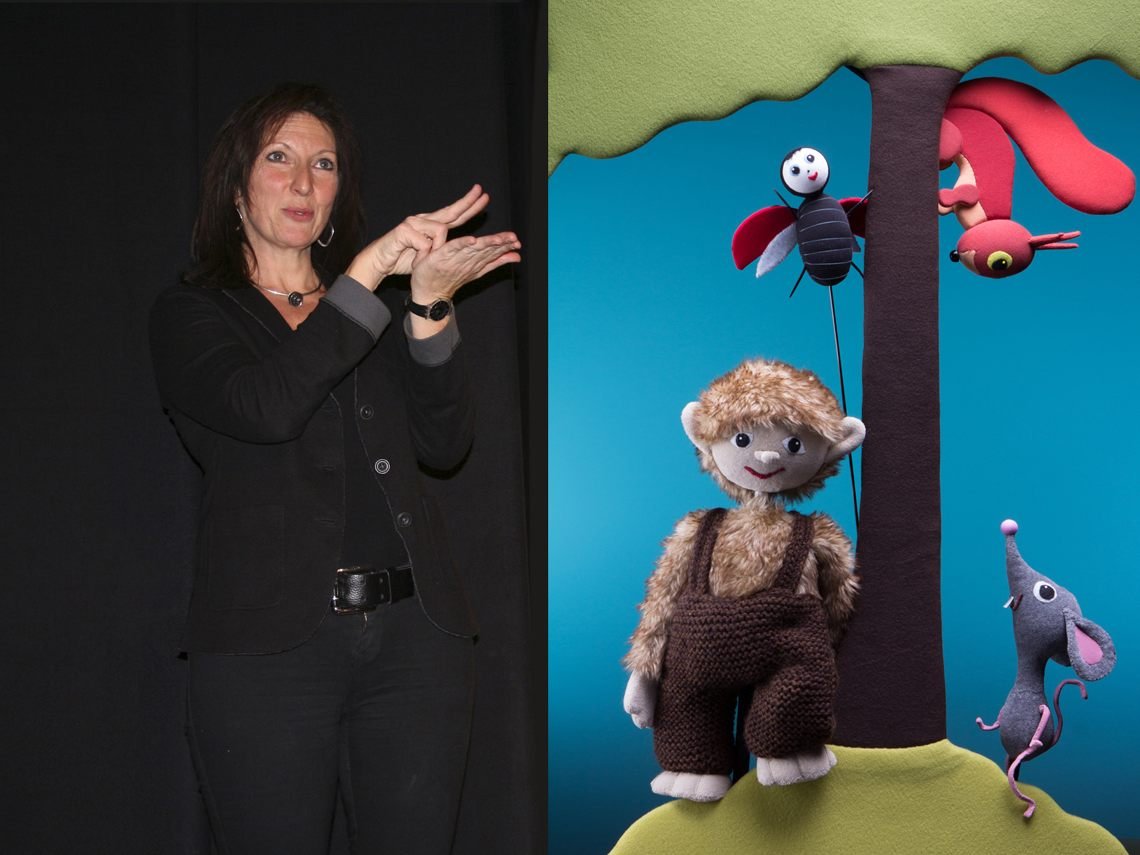 Puppentheater mit Gebärdensprache gibt es im Figurentheater Lilarum in Wien.