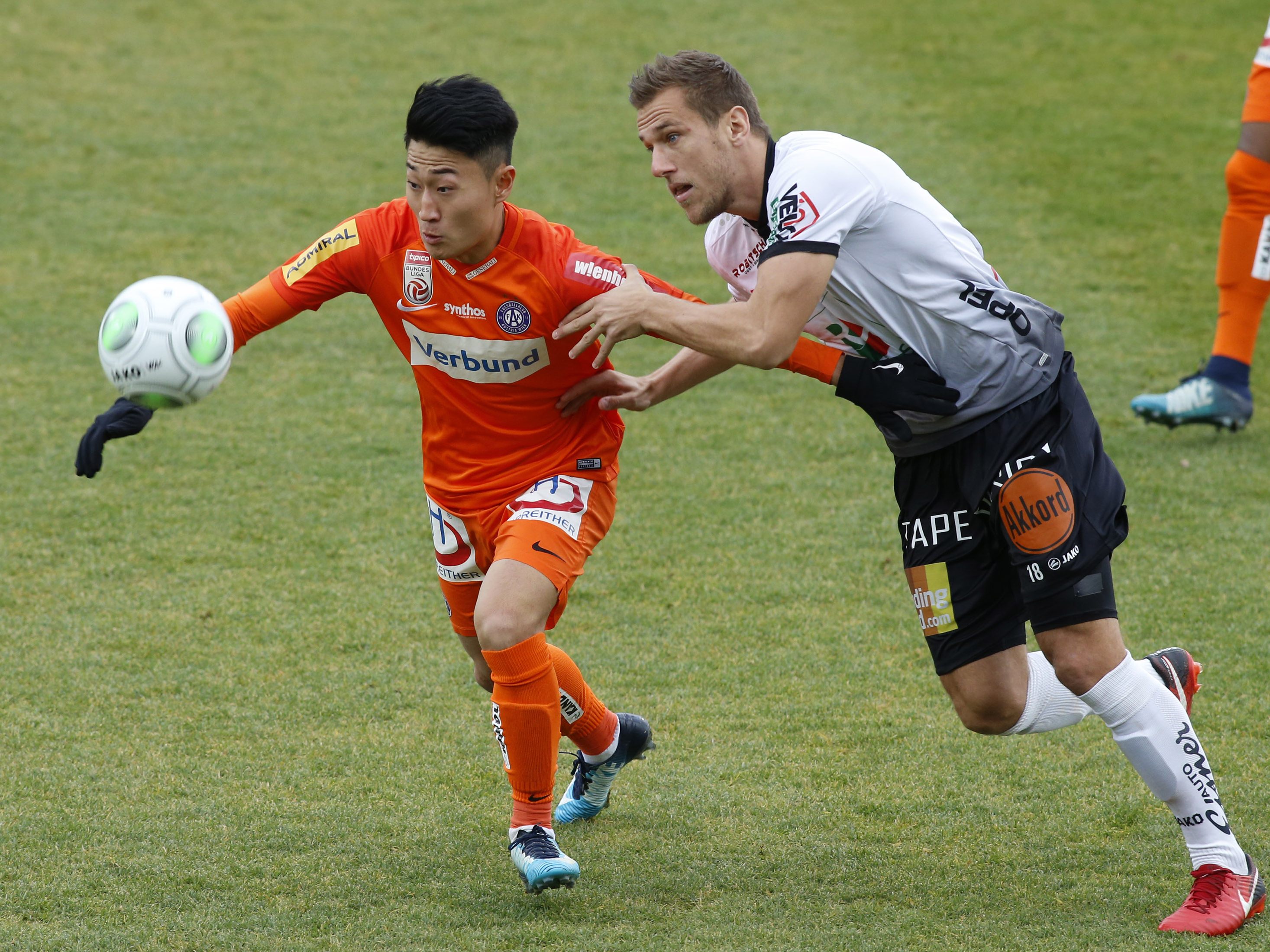 Hier sehen Sie das Match zwischen Austria Wien und WAC im Live-Stream-