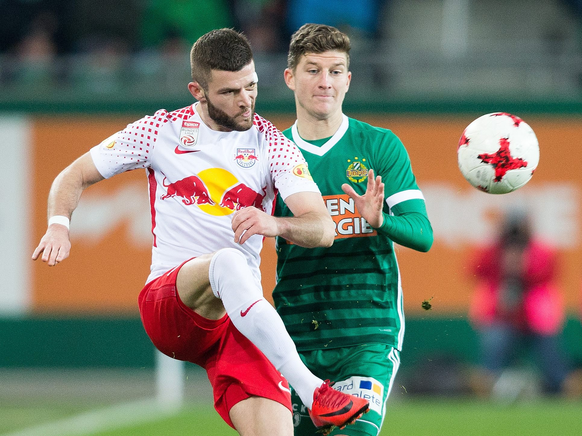 Hier können Sie Red Bull Salzburg gegen Rapid Wien im LIVE-Stream sehen.