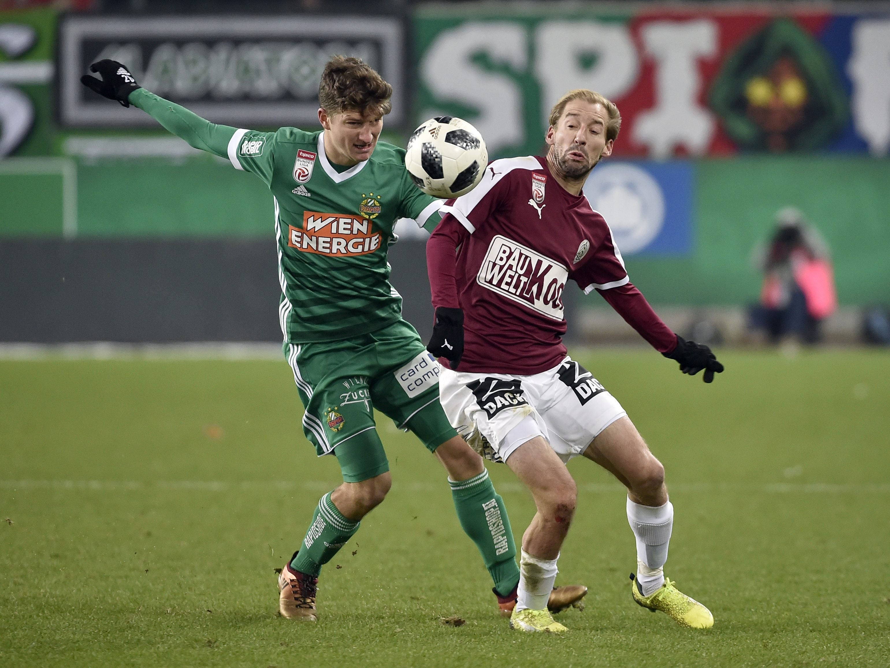 LIVE-Ticker zum Spiel SV Mattersburg gegen SK Rapid Wien ab 16.30 Uhr.
