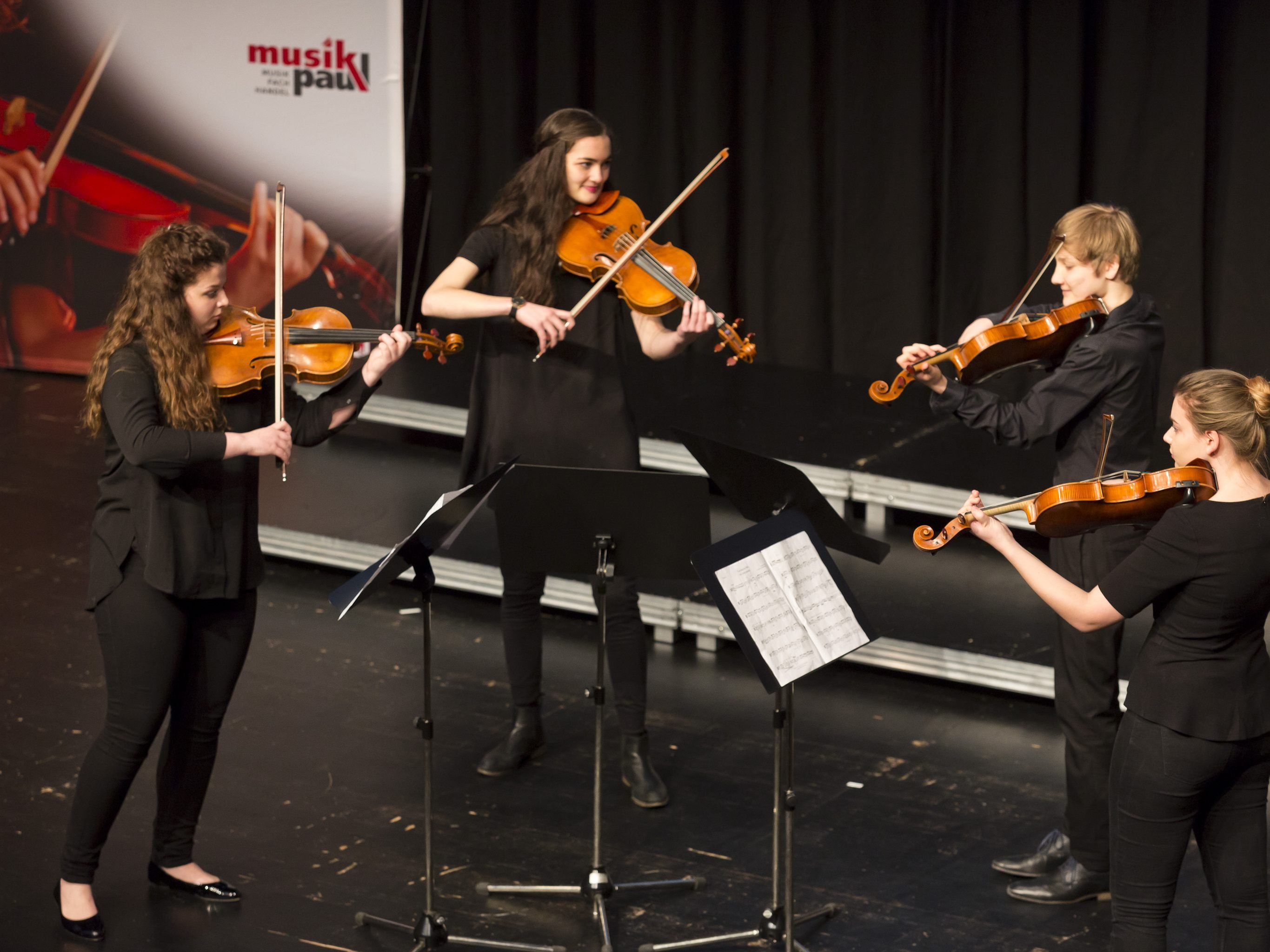 Scott Quartett, Lea Christa, Christina Scap, Fridolin Schoebi und Elisa Kessler