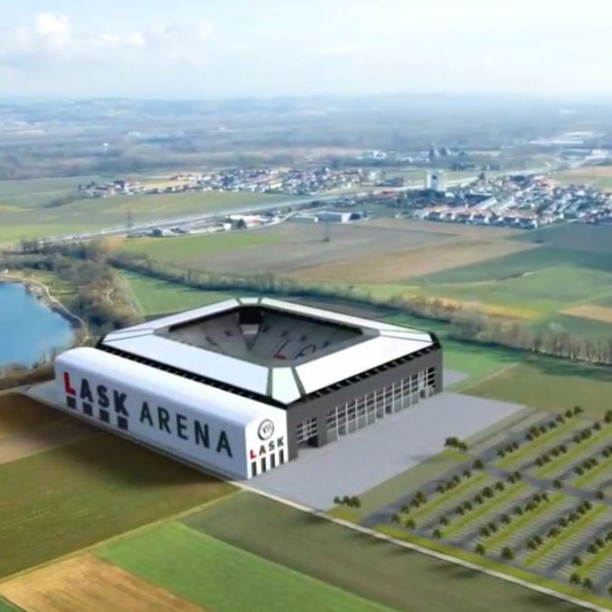 So könnte das neue LASK-Stadion aussehen.