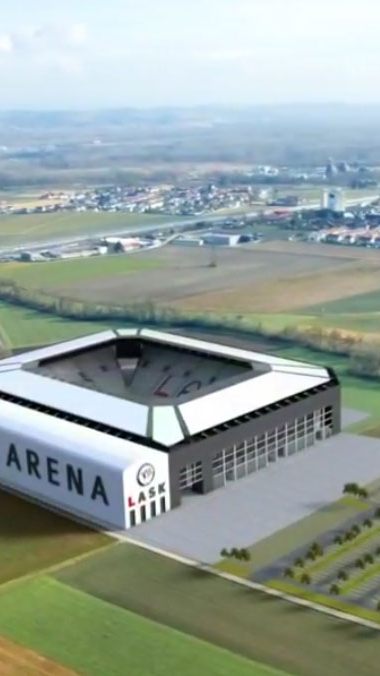 So könnte das neue LASK-Stadion aussehen.