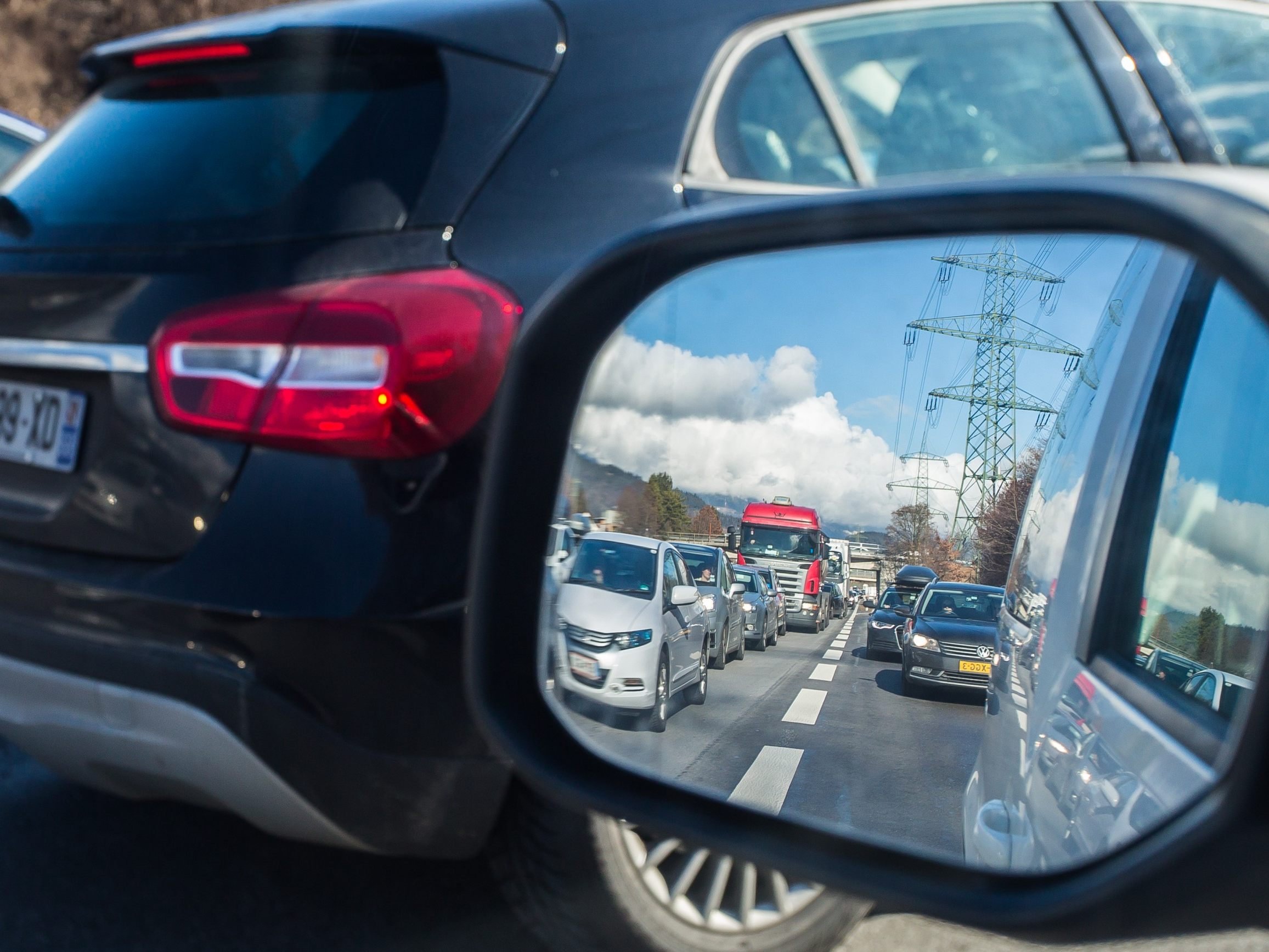 Stau auf der A 14