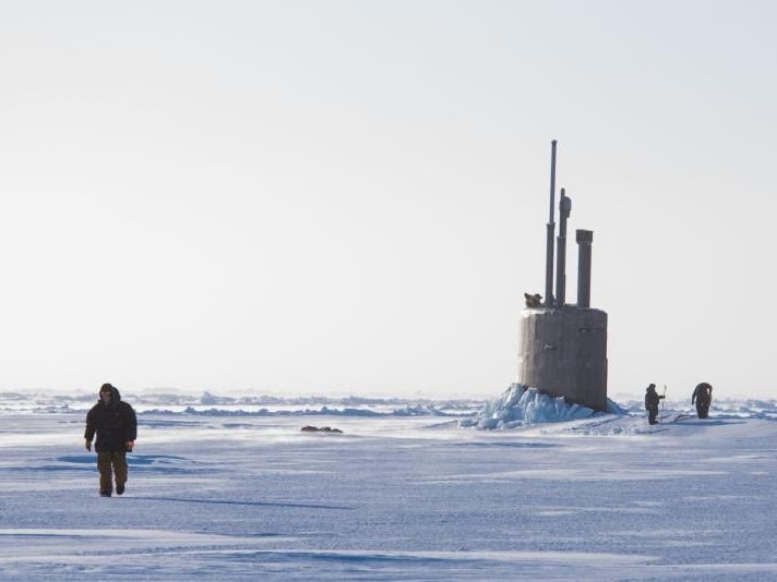 Britisches U-Boot vor Alaska