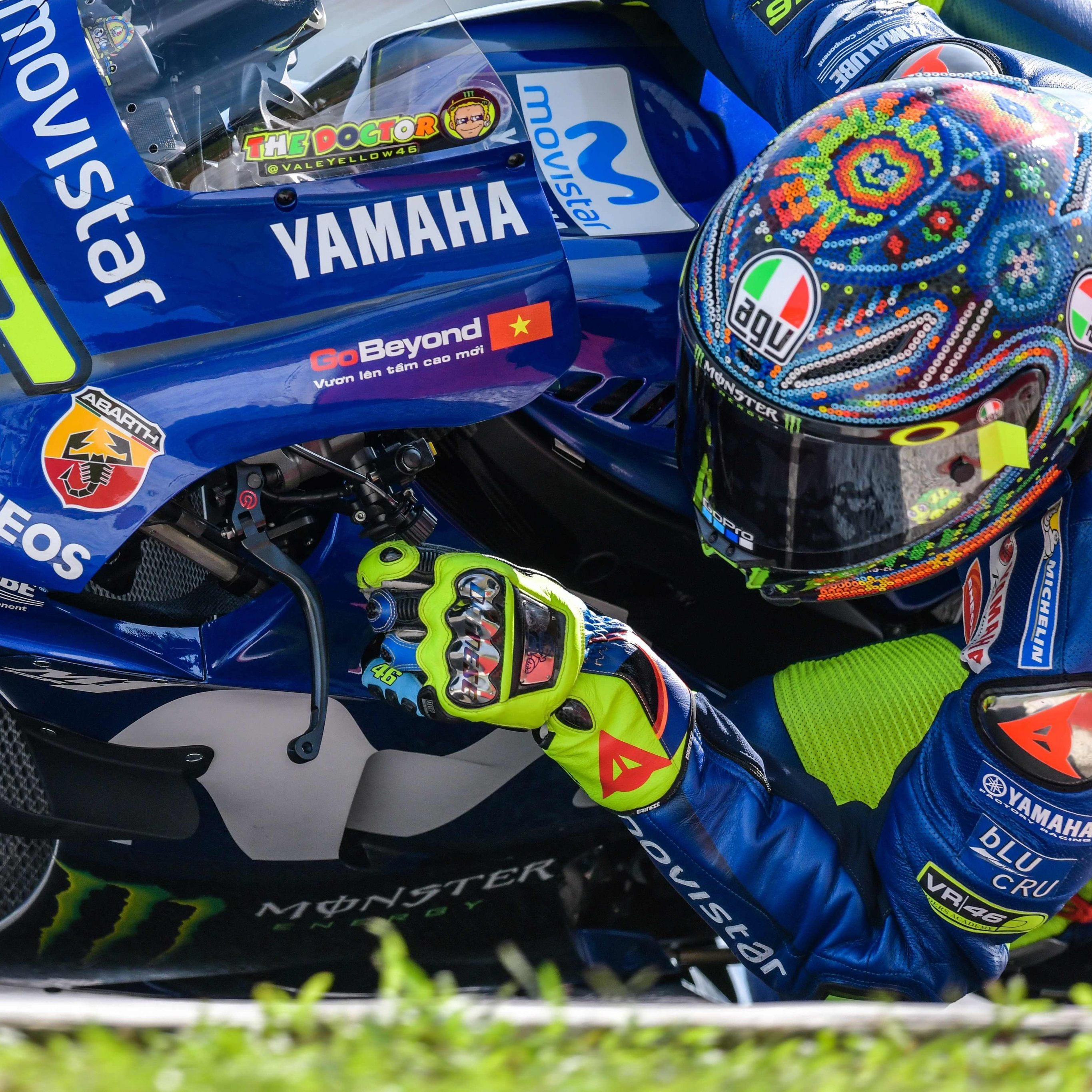 Valentino Rossi fährt um seinen 10. WM-Titel.