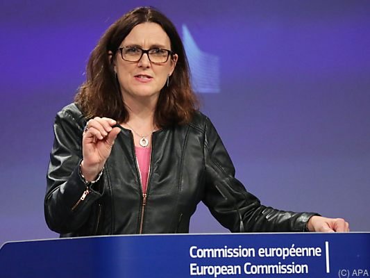 Malmström kündigte Gegenmaßnahmen an