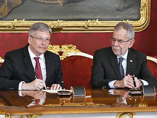 Kaiser in der Hofburg in Wien