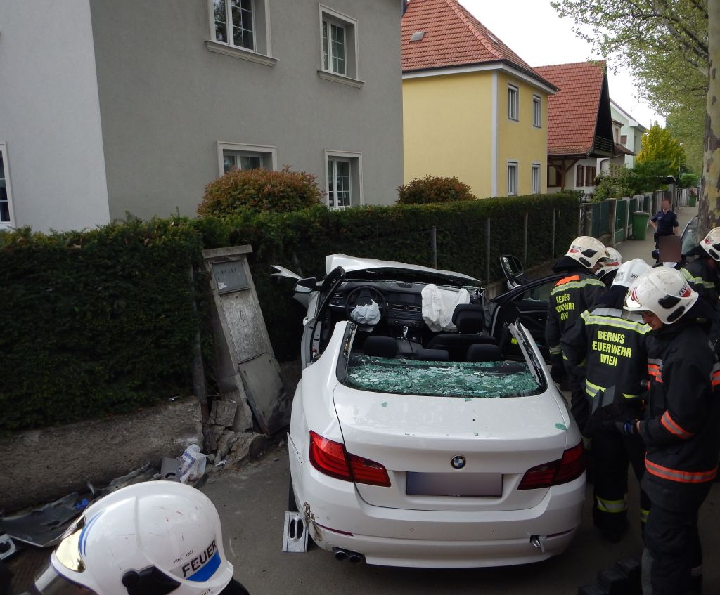 Unfall in der Erzherzog-Karls-Straße Unfall in der Erzherzog-Karls-Straße