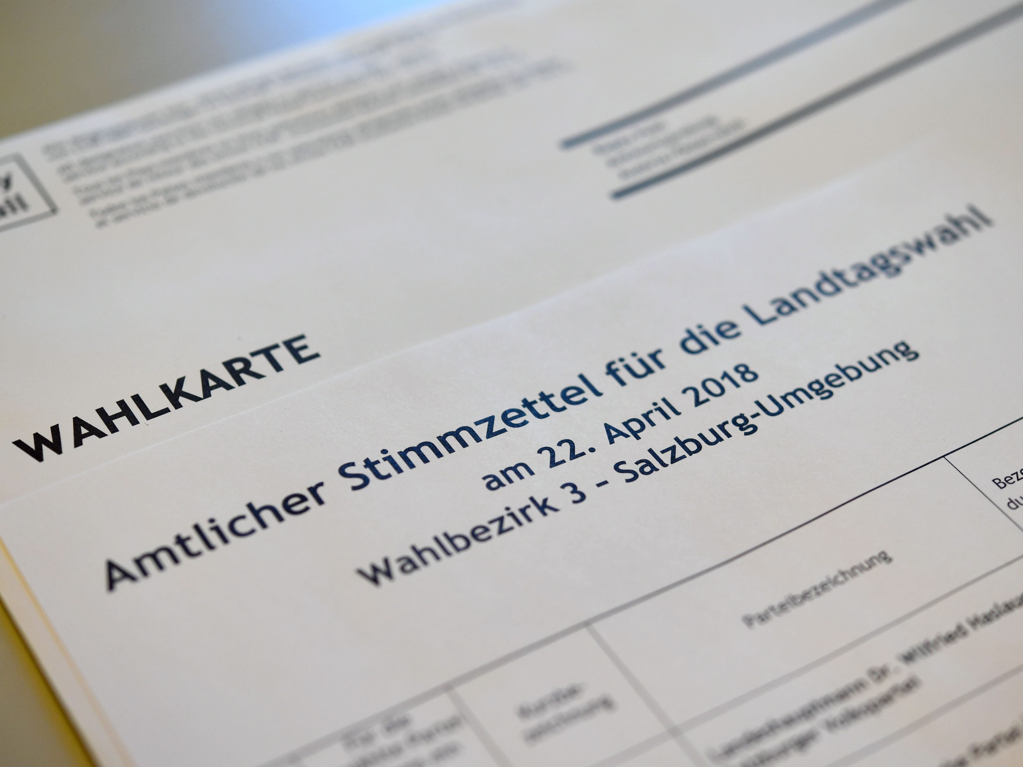 In diesem Jahr wurden mehr Wahlkarten als 2013 ausgestellt.