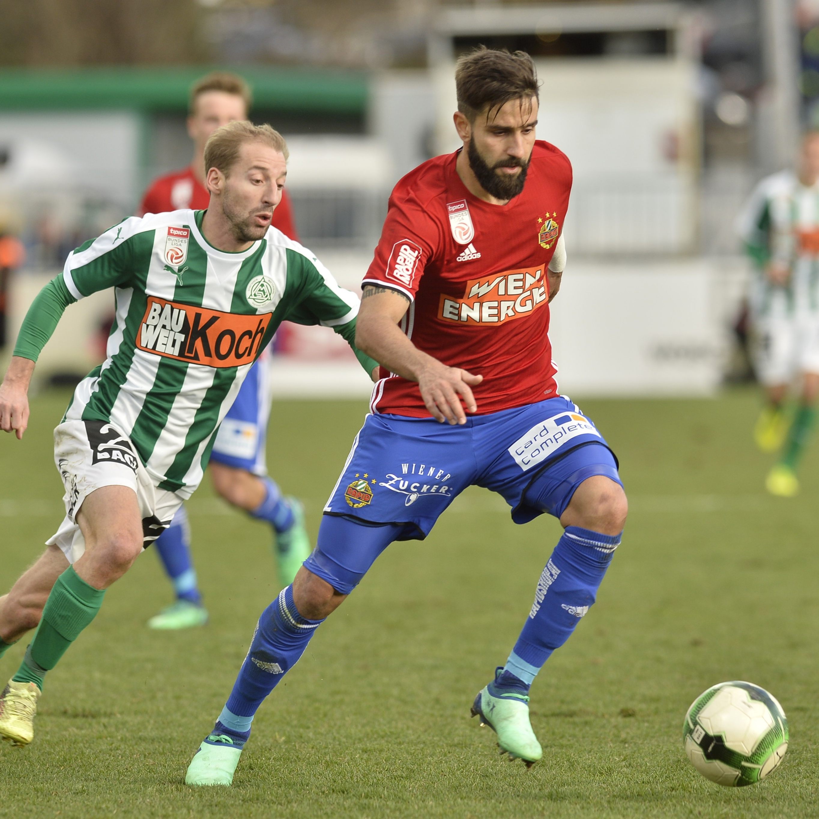 Rapid konnte sich klar gegen Mattersburg durchsetzen.