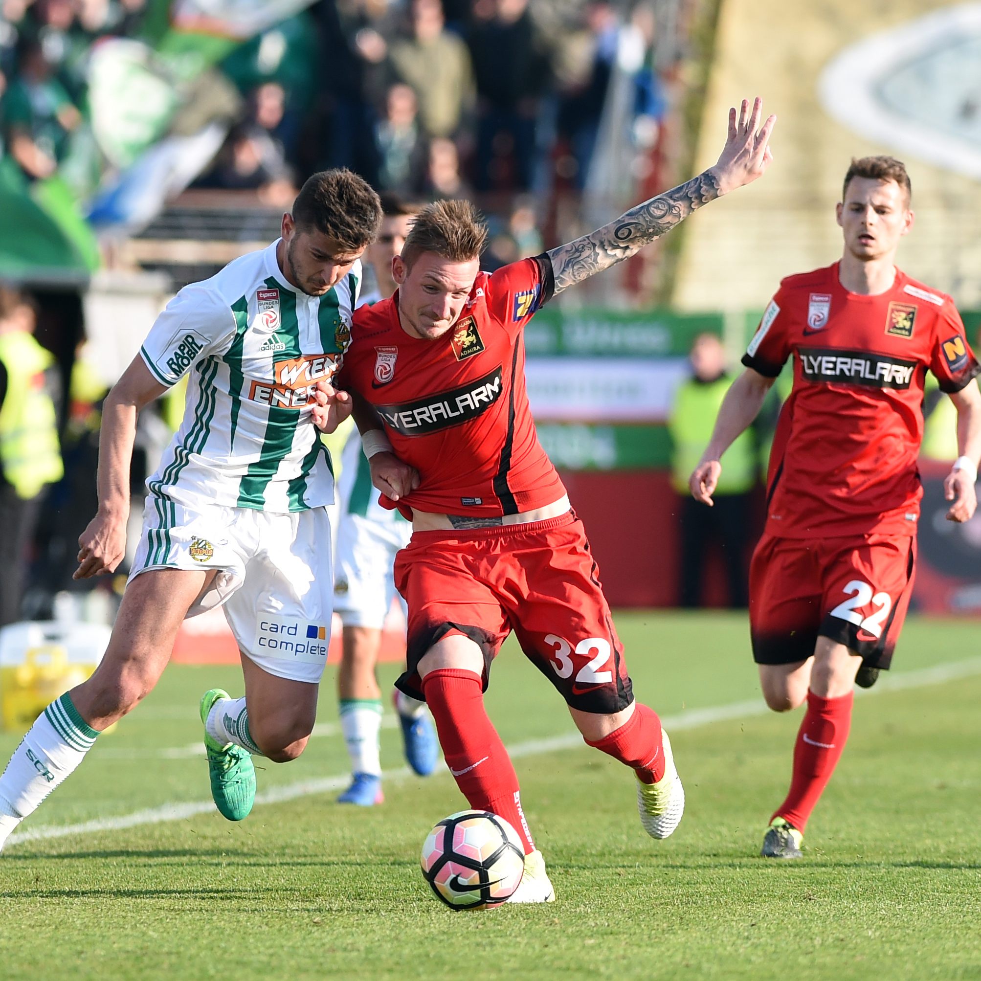 LIVE-Ticker zum Spiel SK Rapid Wien gegen FC Admira Wacker ab 16.30 Uhr.
