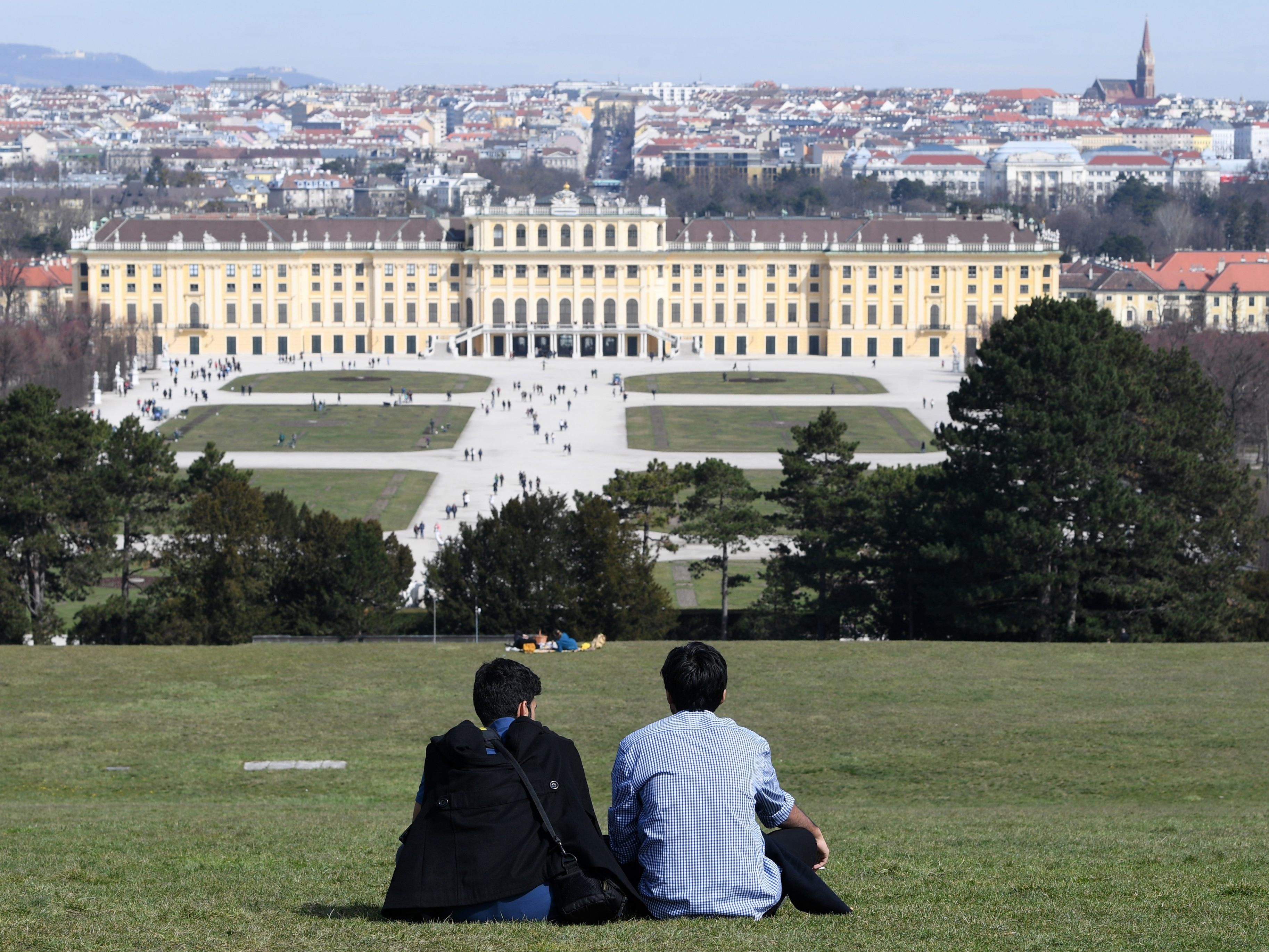 In Wien durfte man sich heute über frühlingshafte Temperaturen freuen.