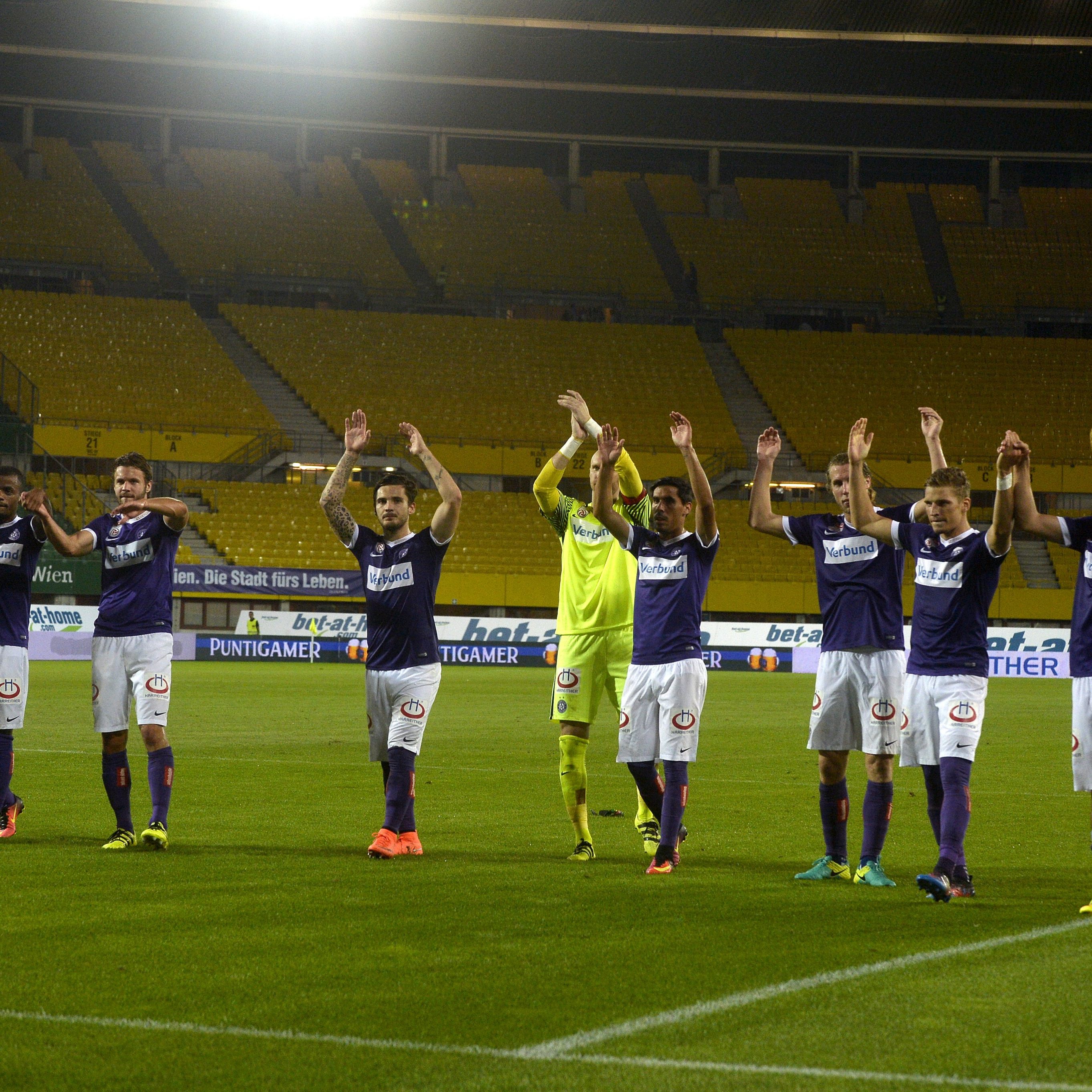 Vom Happelstadion geht es bald zurück nach Wien-Favoriten.