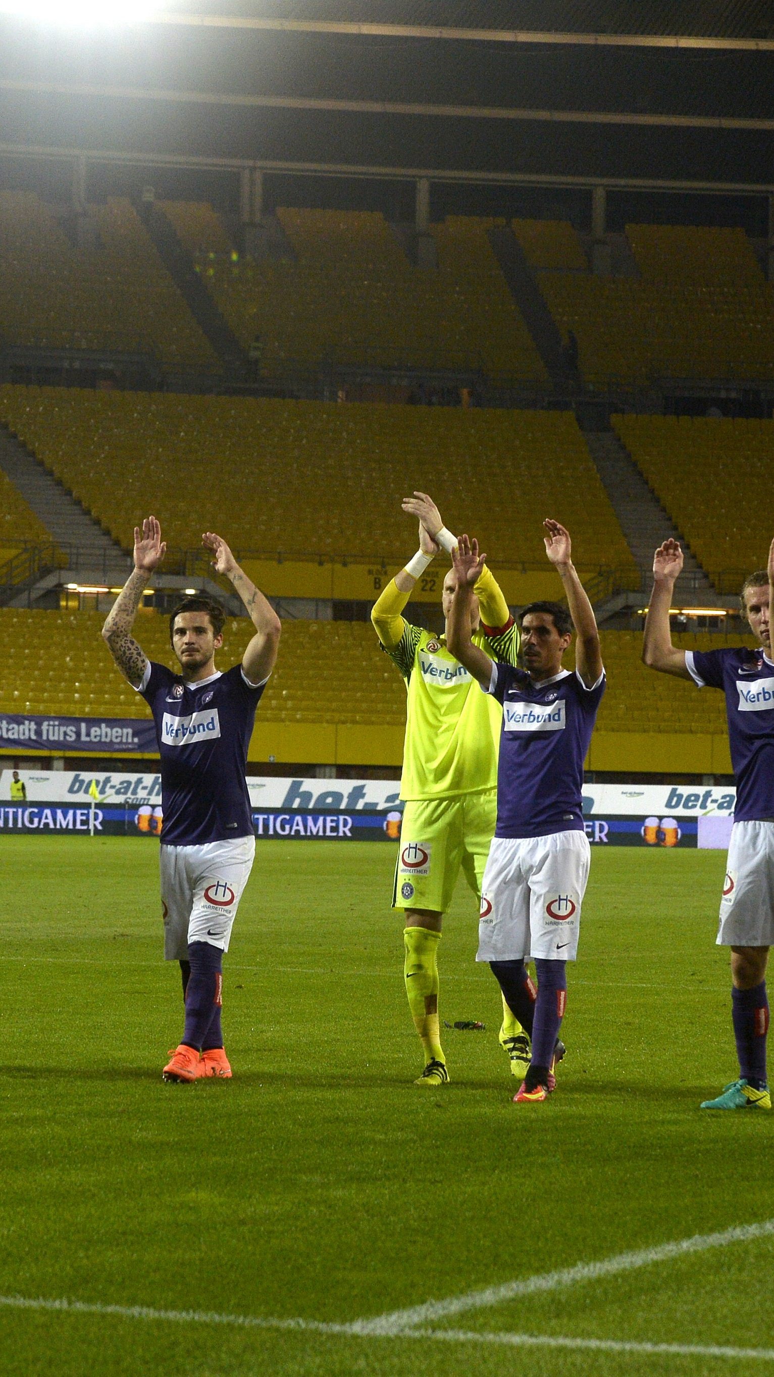 Vom Happelstadion geht es bald zurück nach Wien-Favoriten.