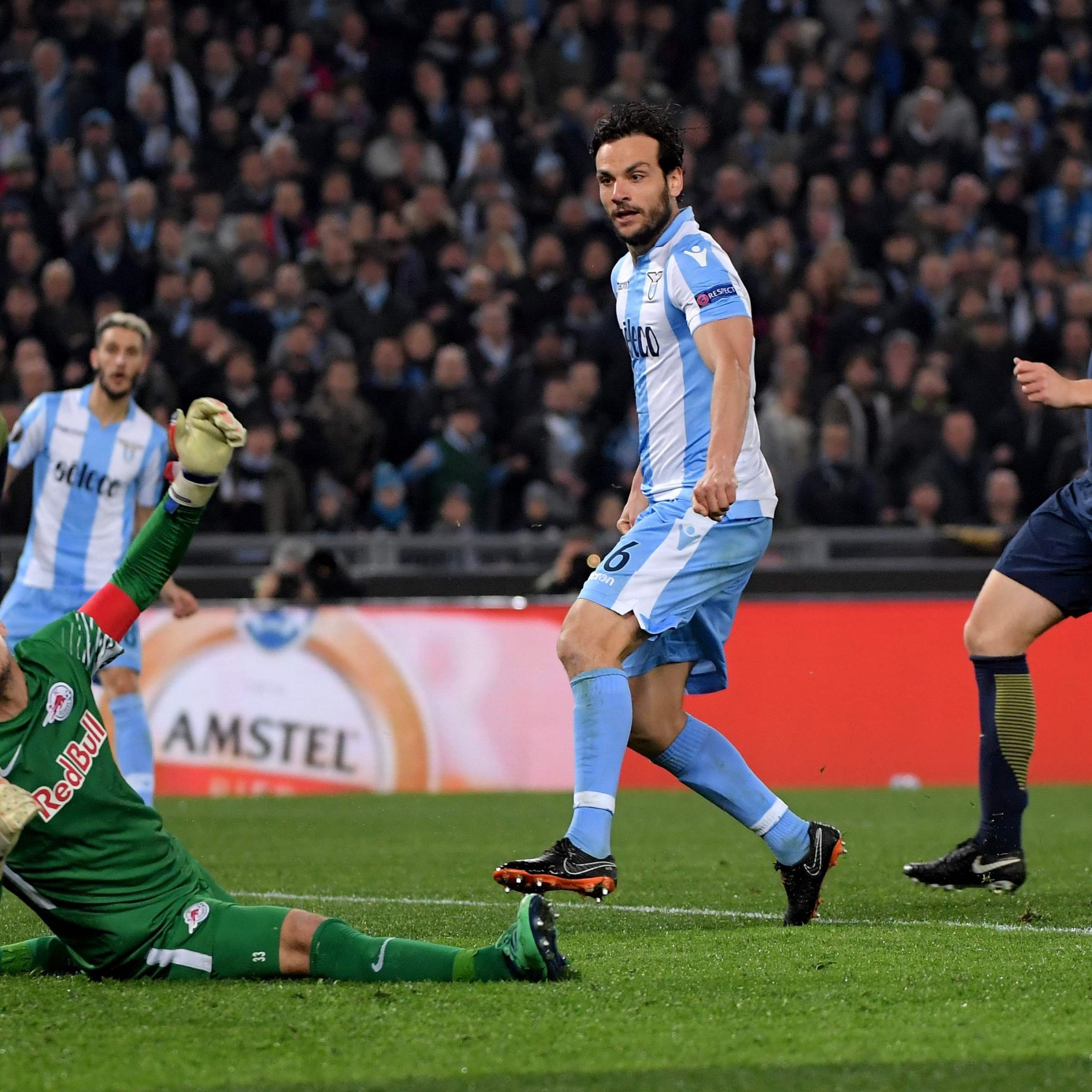 EL-Viertelfinale: Lazio Rom besiegt Red Bull Salzburg im Viertelfinale mit 4:2.