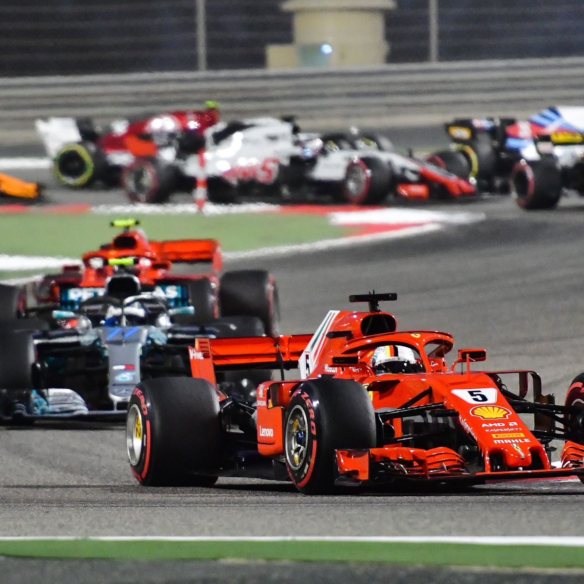 Sebastian Vettel war vom Start weg nicht zu schlagen.