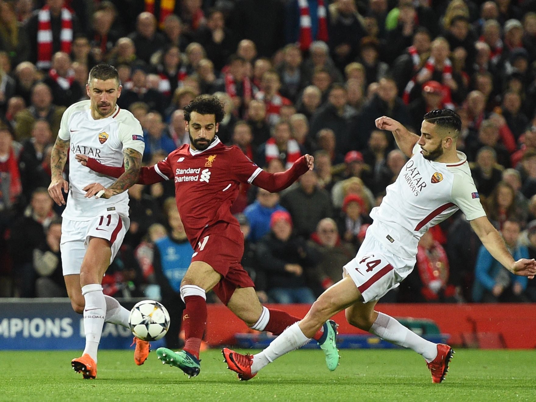 Kann AS Roma im CL-Halbfinal-Rückspiel mit Liverpool mithalten? Kann AS Roma im CL-Halbfinal-Rückspiel mit Liverpool mithalten?