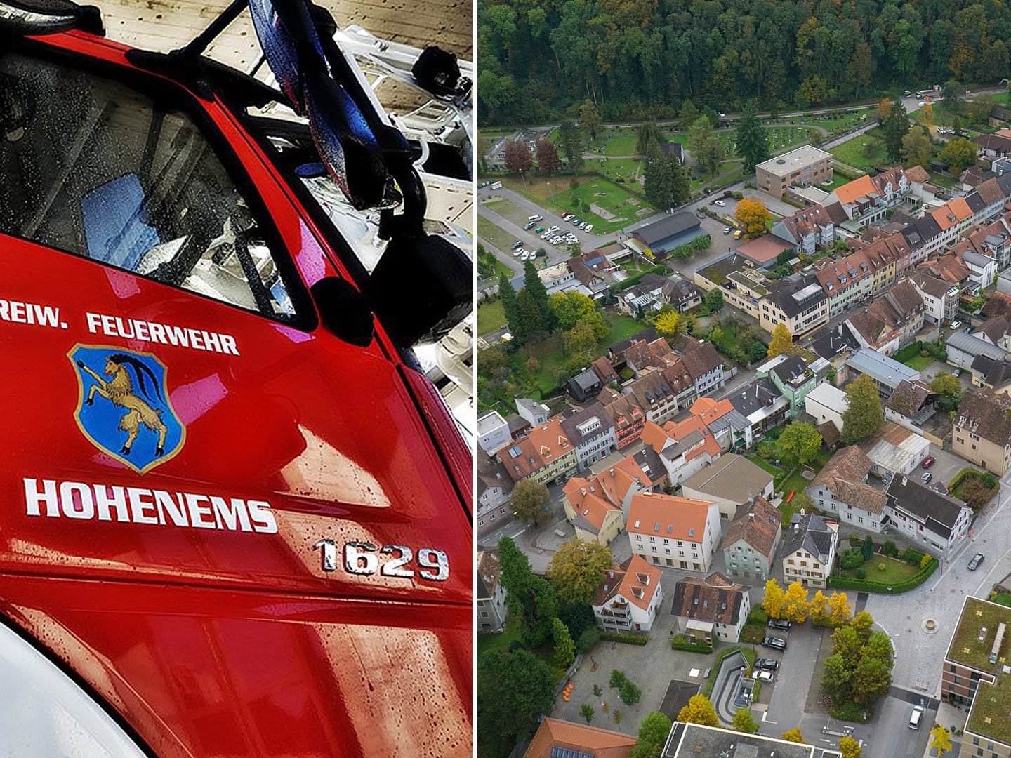 Zwei Brände in Hohenems am Ostermontag werden auf Brandstiftung untersucht. Zwei Brände in Hohenems am Ostermontag werden auf Brandstiftung untersucht.