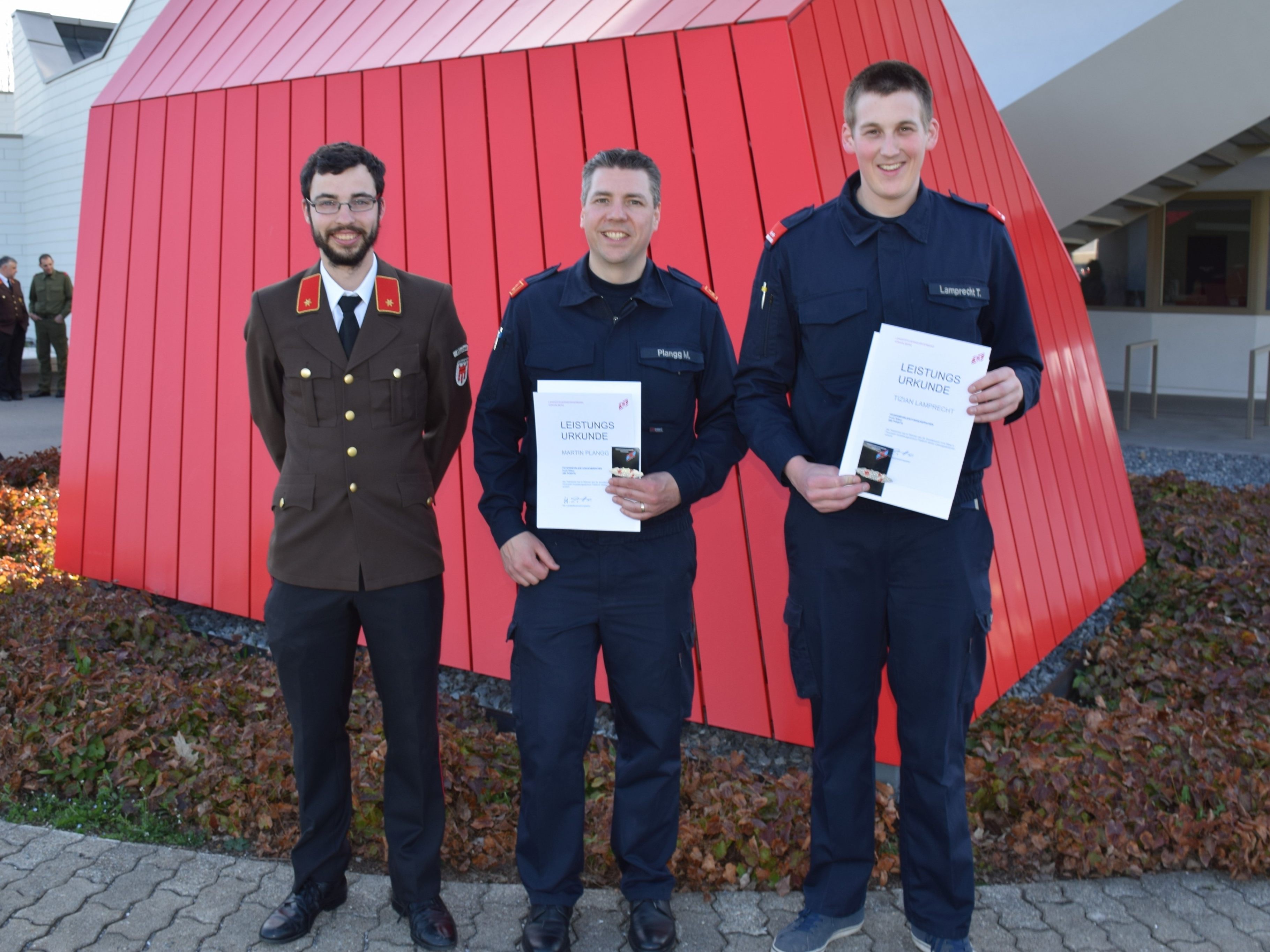 vlnr. David Thoma, Martin Plangg, Tizian Lamprecht vlnr. David Thoma, Martin Plangg, Tizian Lamprecht
