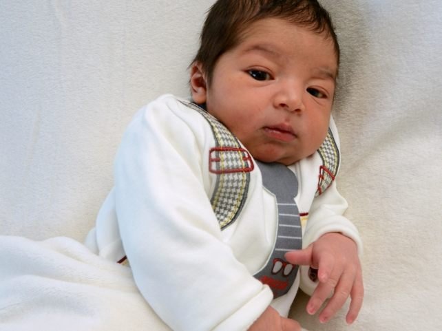 Geburt von Egemen Türk am 1. April 2018 Dornbirn VOL.AT