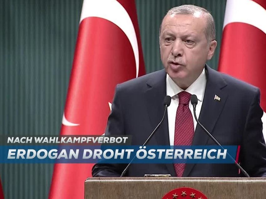 Erdogan drohte Österreich.