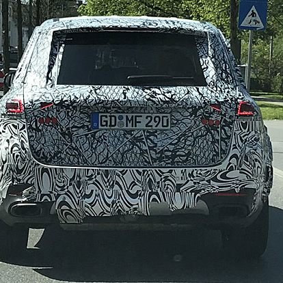 Erlkönig in Bregenz - Vermutlich ein Mercedes GLE.