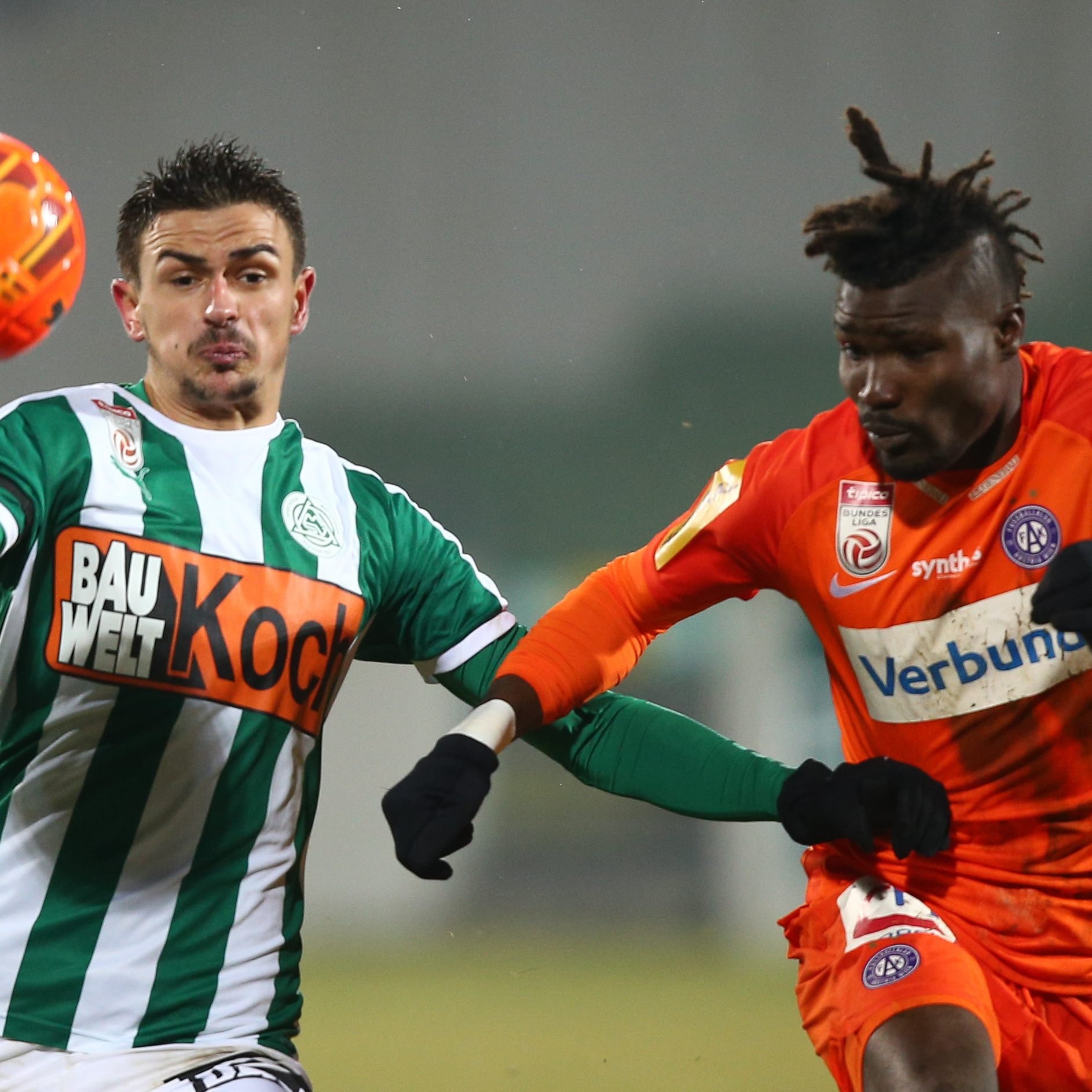 Die Austrianer treffen im Happel-Stadion auf Mattersburg.