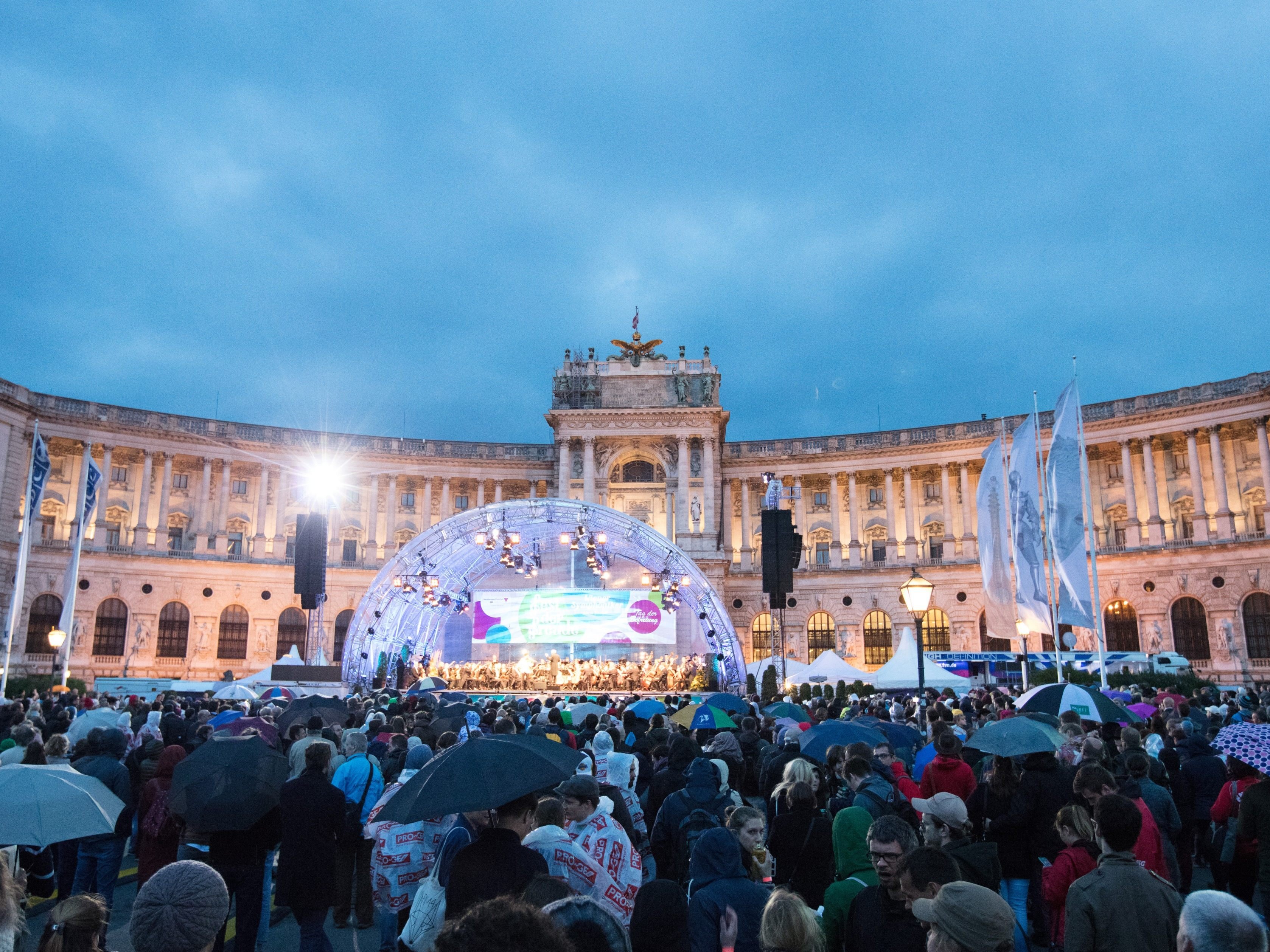 Das Fest der Freude wird erneut am Heldenplatz stattfinden