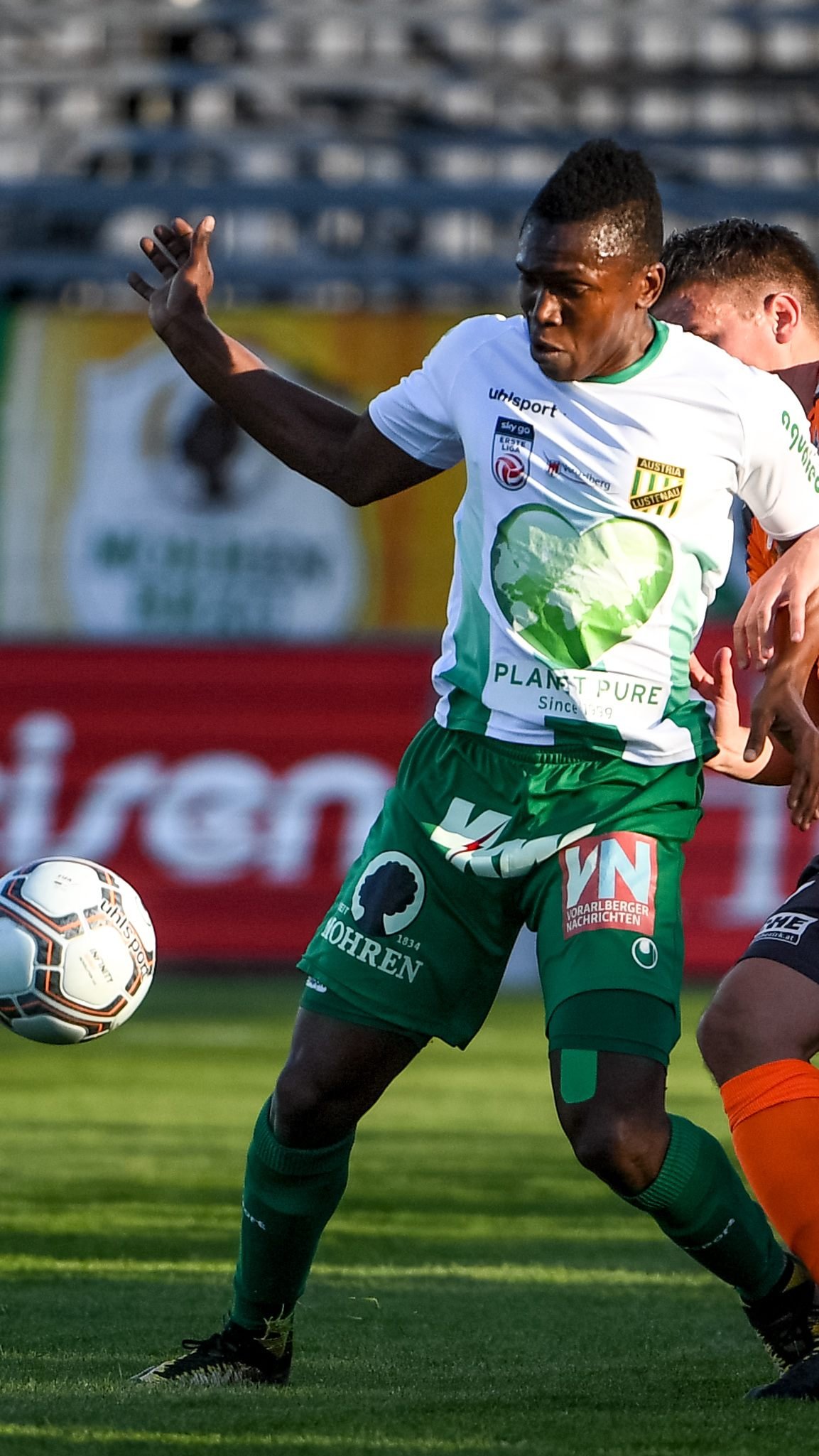 Dossou und Co. hatten den Hartbergern heute nur wenig entgegen zu setzen.