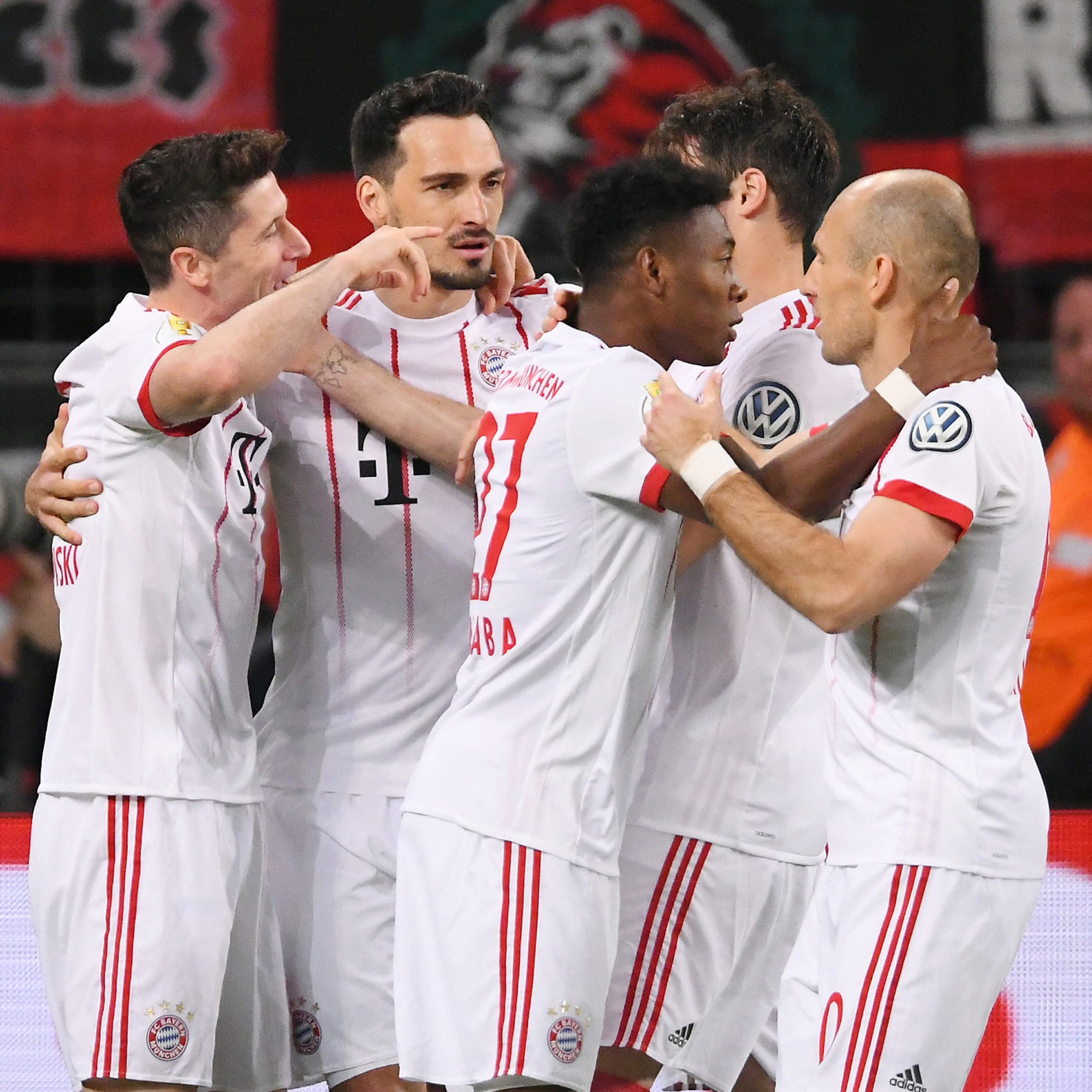 Alaba, Robben un Co. jubeln über den Einzug ins DFB-Pokal-Finale.