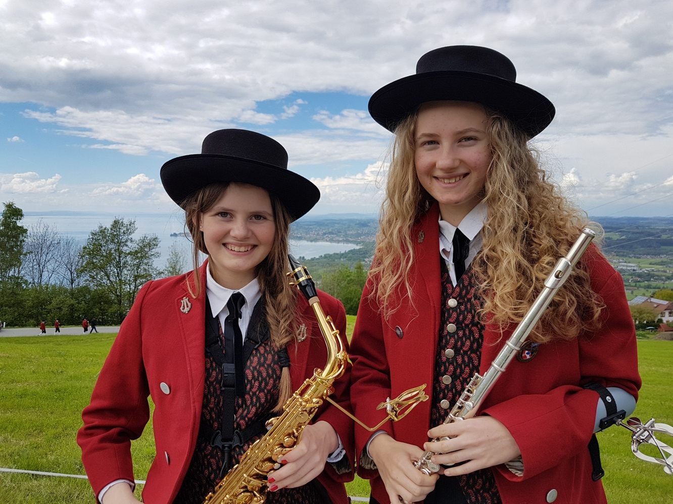 Das „Maiblasen“ im ganzen Dorf gehört für den Musikverein Lochau schon seit vielen Jahren zur Tradition.