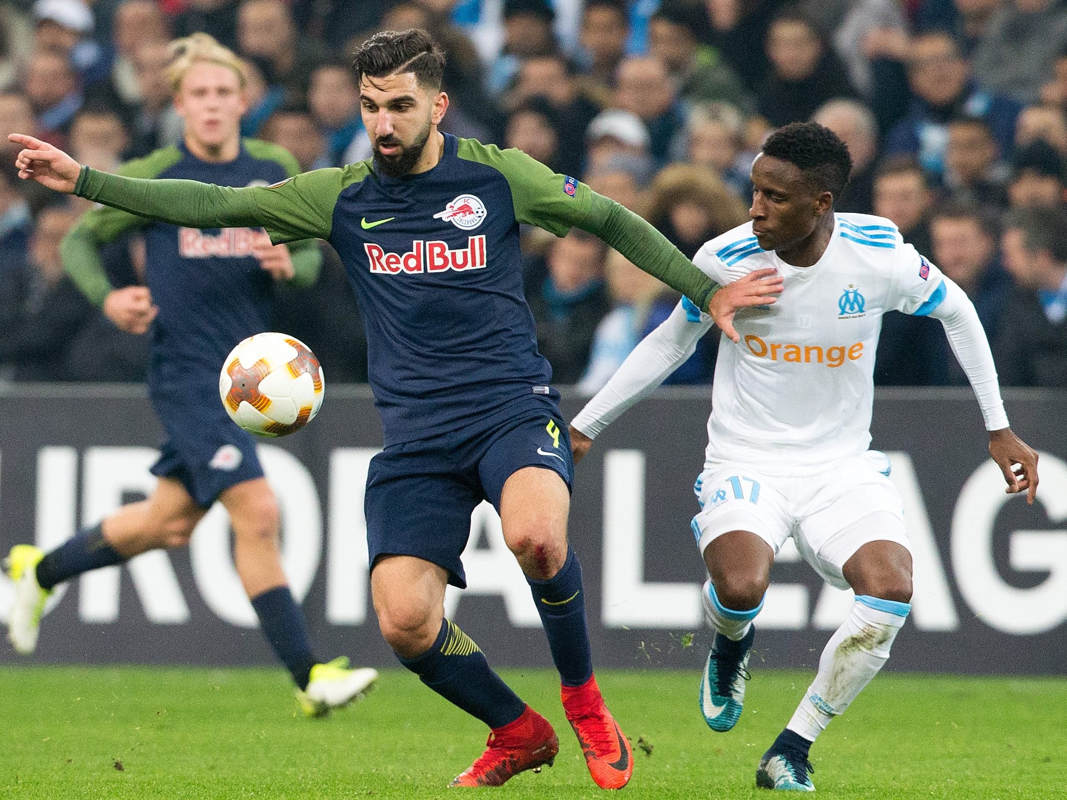 Erneut treffen Olympique Marseille und Red Bull Salzburg aufeinander. Erneut treffen Olympique Marseille und Red Bull Salzburg aufeinander.